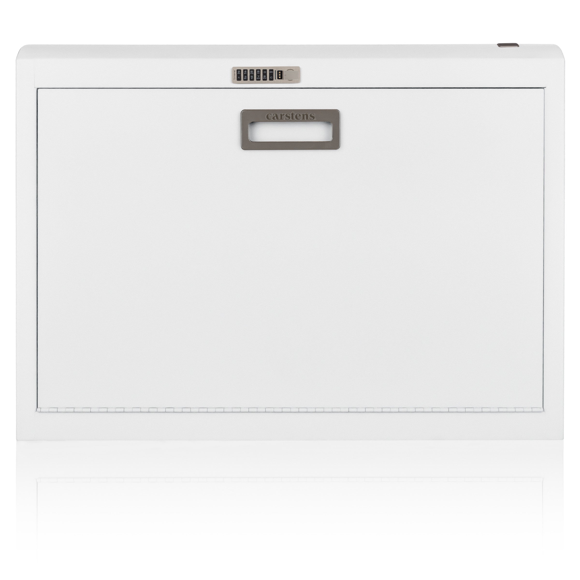 CarePod® Wide 4” Wall-Mounted Workstations with Keyboard Door, Powder White