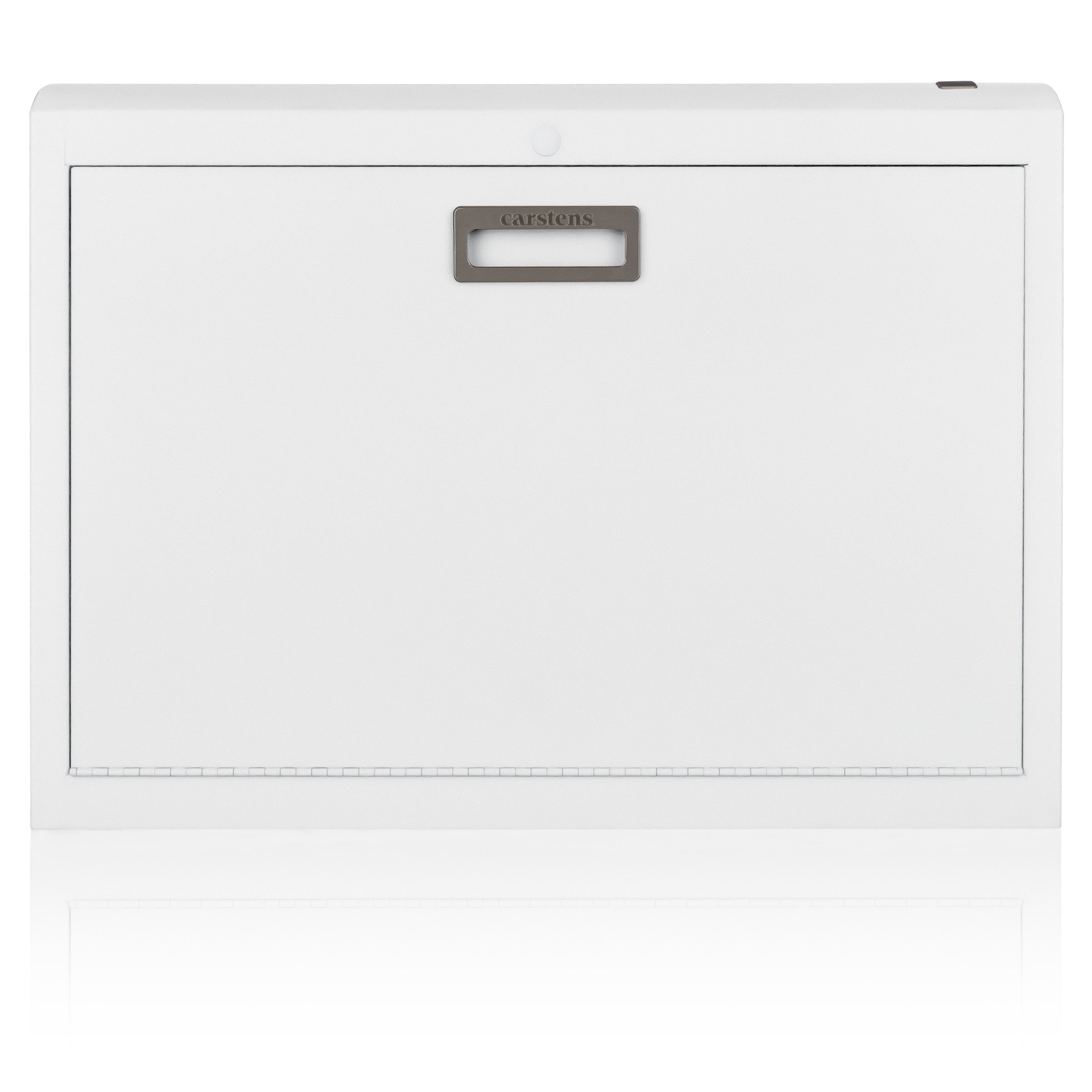 CarePod® Wide 4” Wall-Mounted Workstations with Keyboard Door, Powder White