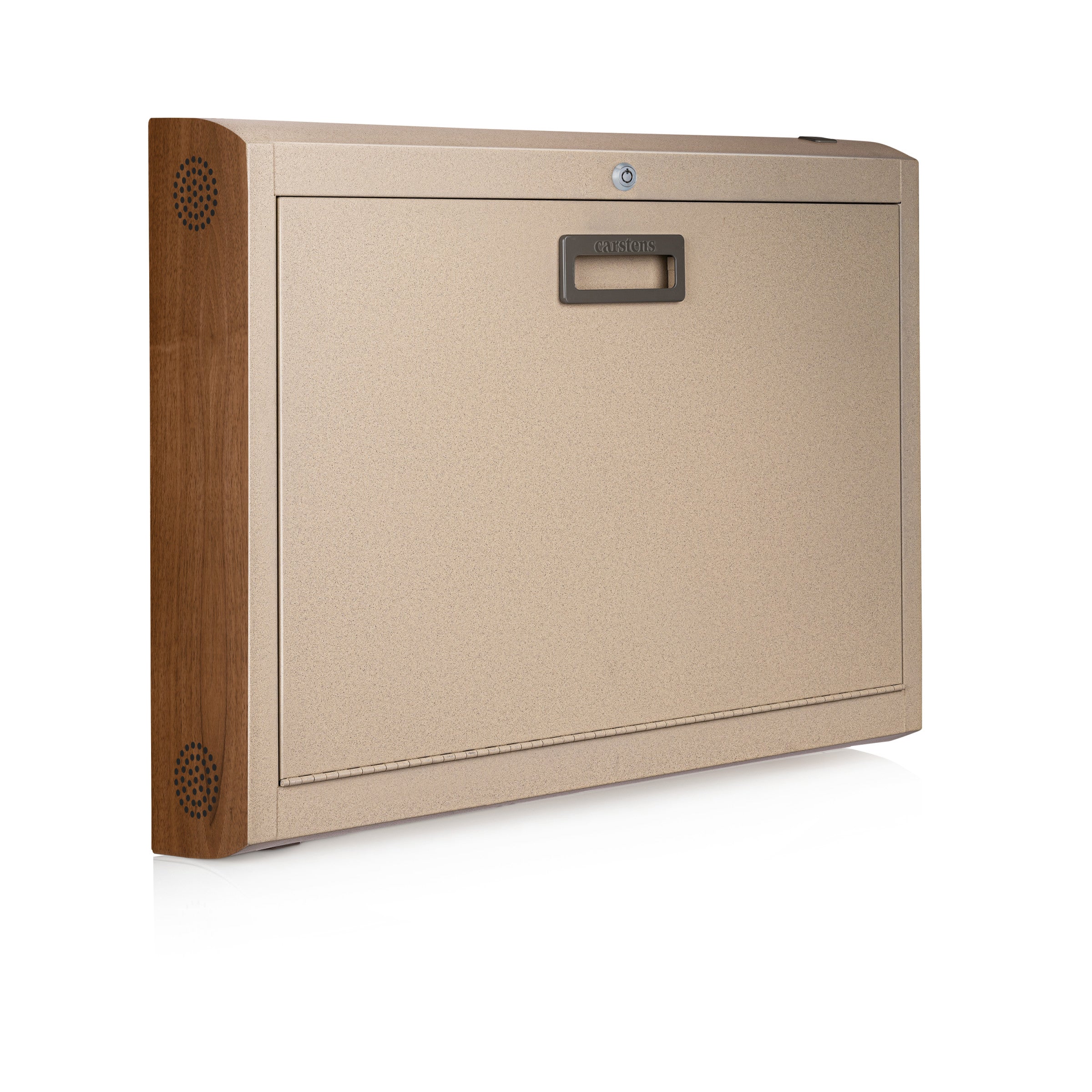 CarePod® Wide 6” Wall-Mounted Workstations with Keyboard Door, Sandstone