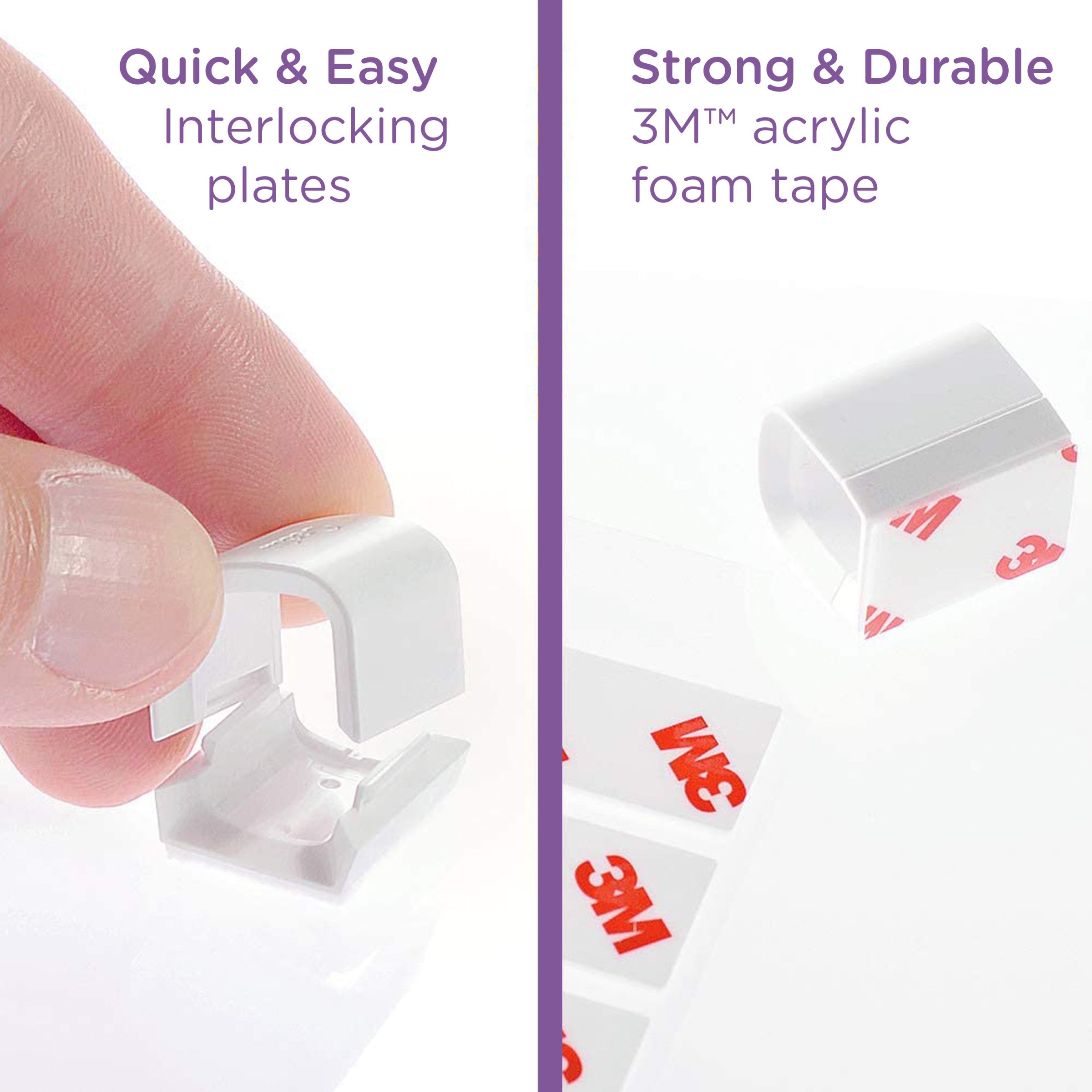 Self-Adhesive Cable Clips