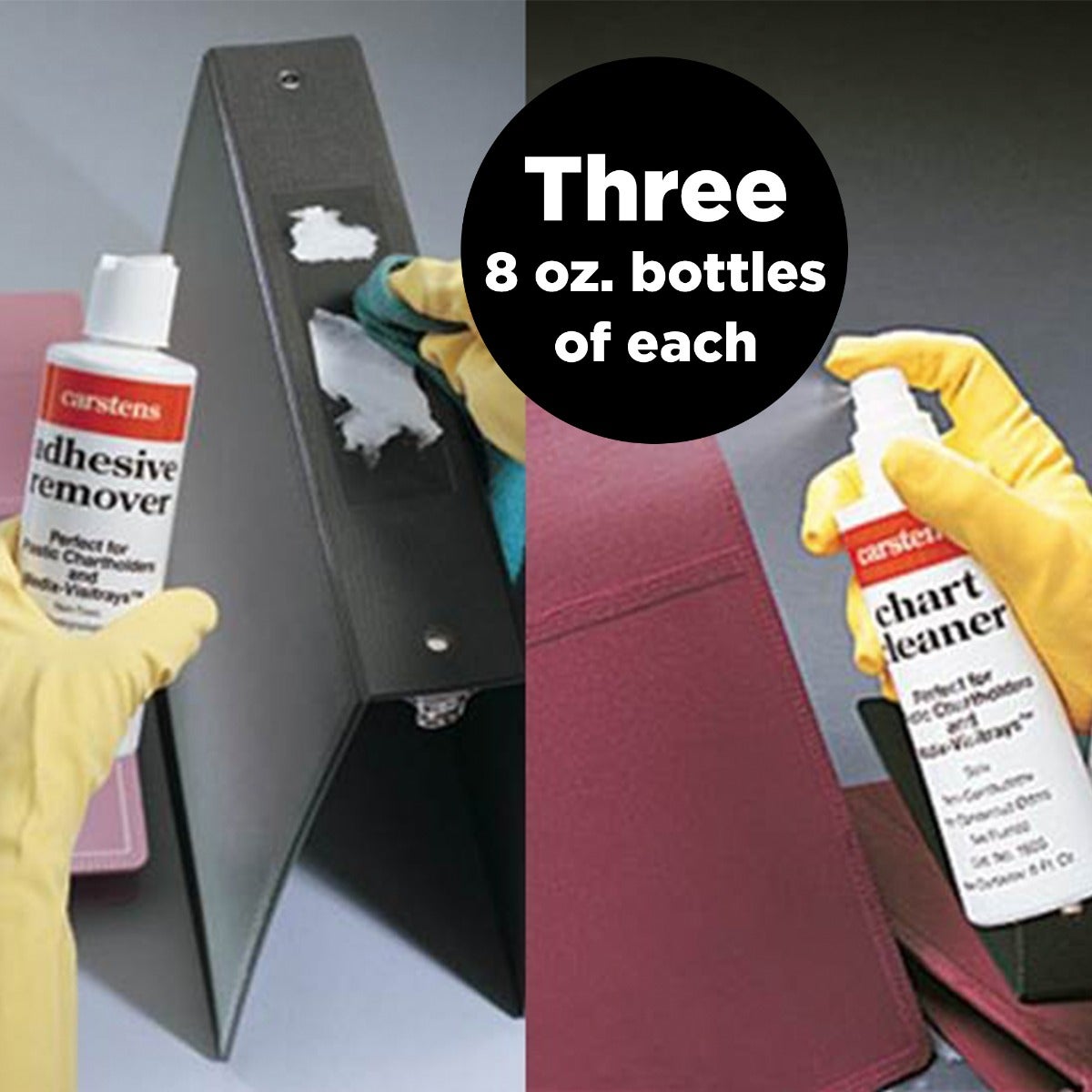 Patient Chart Cleaning Spray & Adhesive Remove Combo