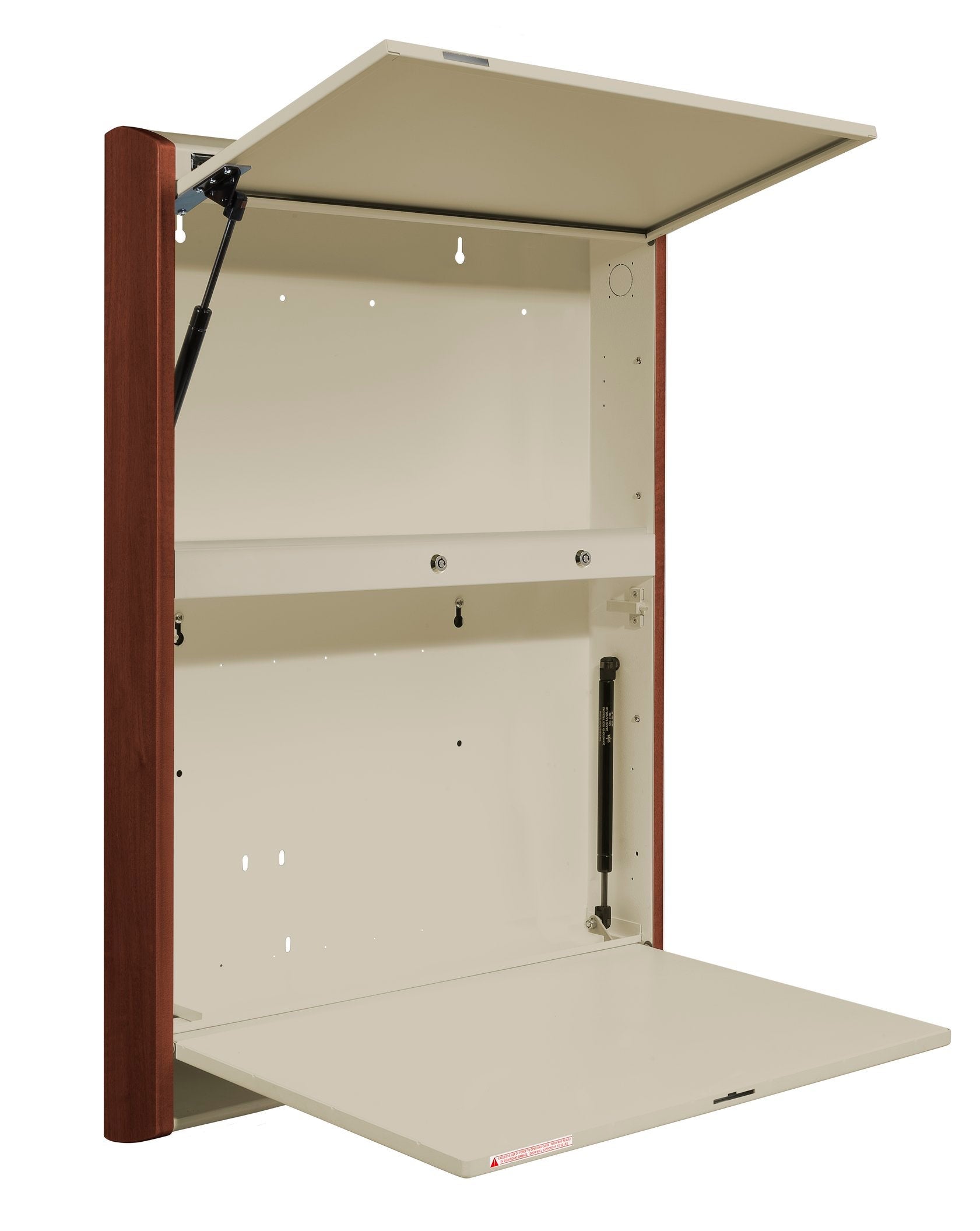 Premium 2-Door Wide Wall Cabinet, 28.3"W x 41.3"H x 4"D, WALLAroo® 6670 Series