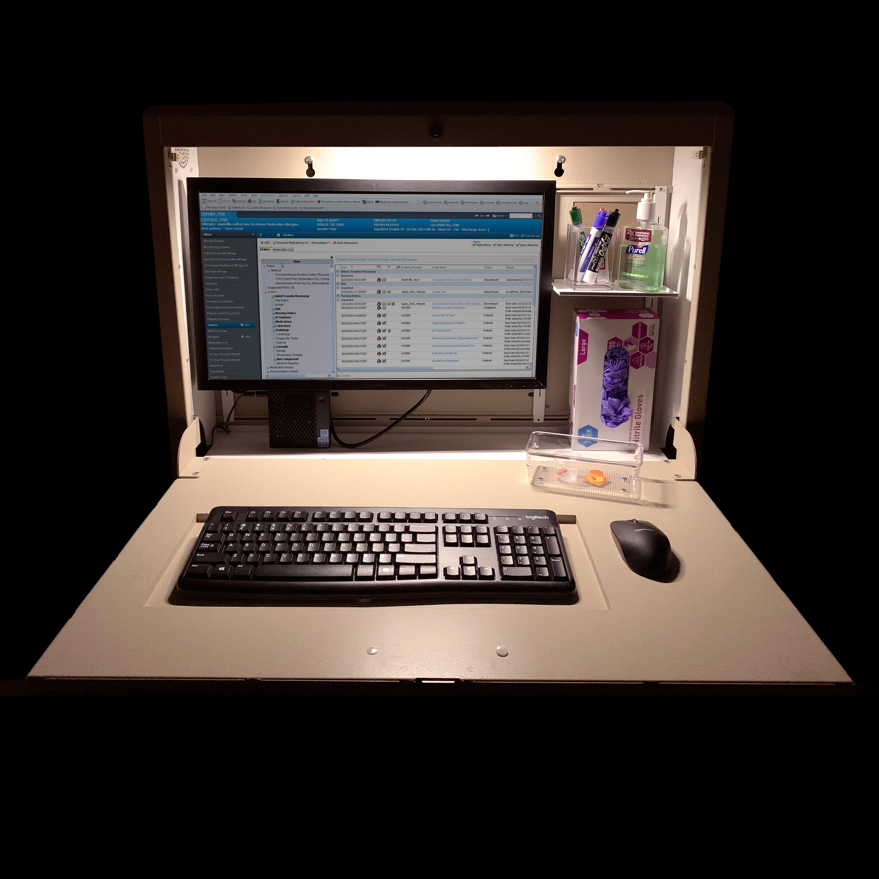 Wireless Motion Sensor Rechargeable LED Light Bar