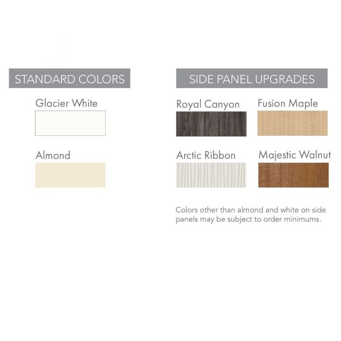 Premium 2-Door Wide Wall Cabinet, 28.3"W x 41.3"H x 4"D, WALLAroo® 6670 Series