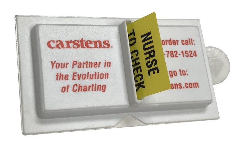 Nurse to Check Sticky Index Tabs