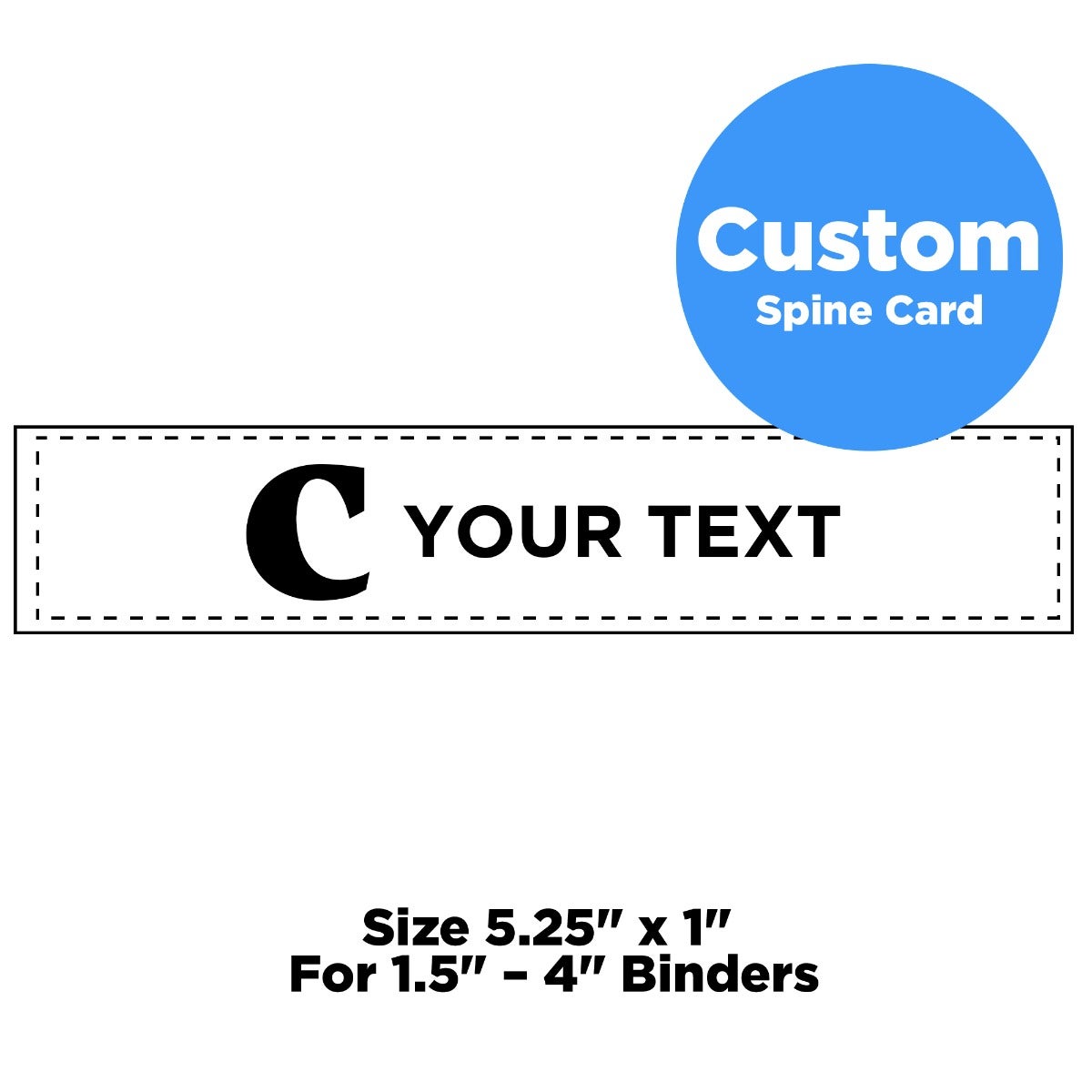 Custom ID and Alert Cards (100 Cards Per Pack)