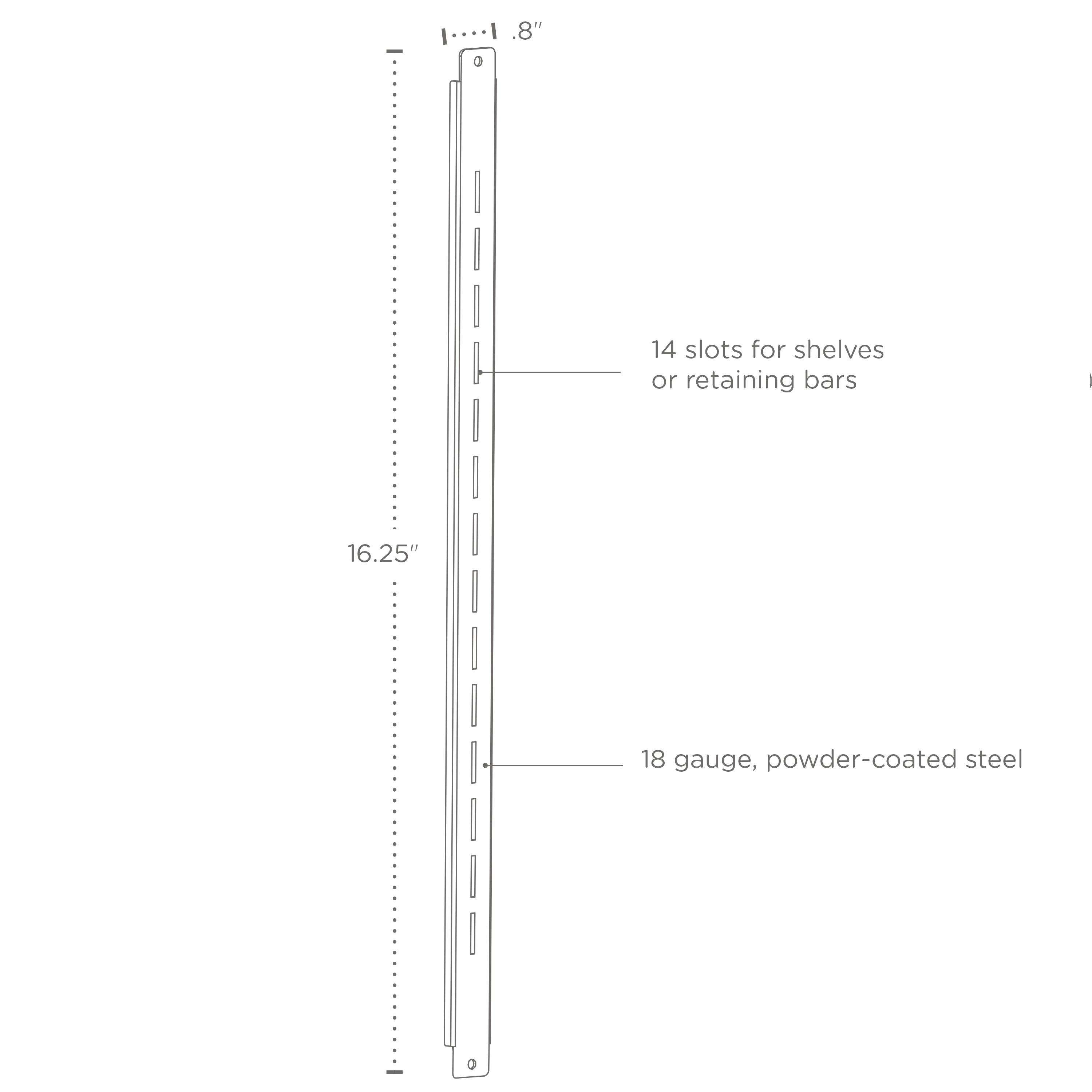CarePod™ Vertical Rail