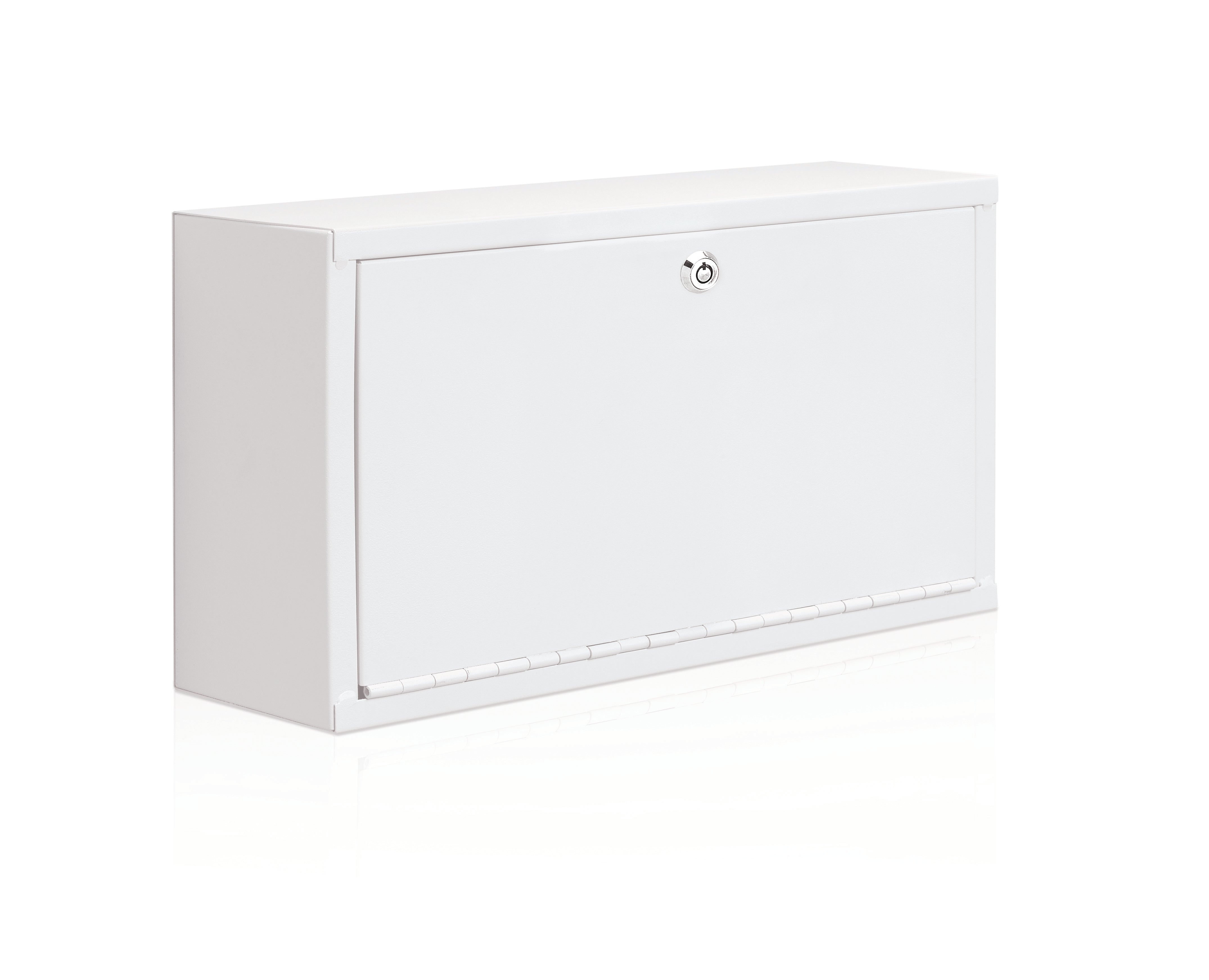 Lock Box for 6" Wall-Mounted Workstations, Key Lock