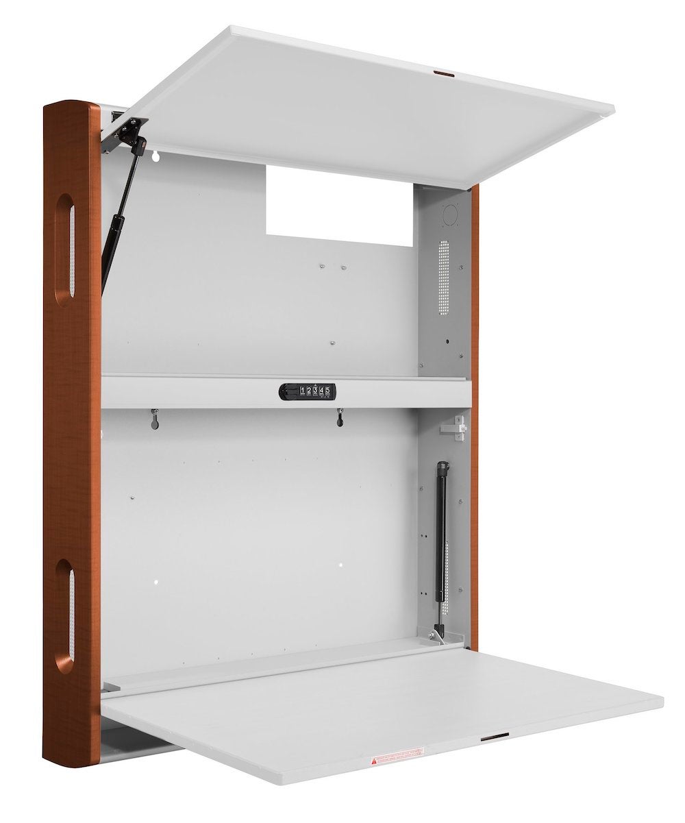 Premium 2-Door Extra-Wide Wall Cabinet, 32.9"W x 41.3"H x 6"D, WALLAroo® 6690 Series