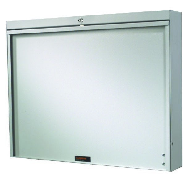 Basic Wide Wall-Mounted Workstation, 25.63"W x 20"H x 4"D, ECONOroo™ 6640 Series