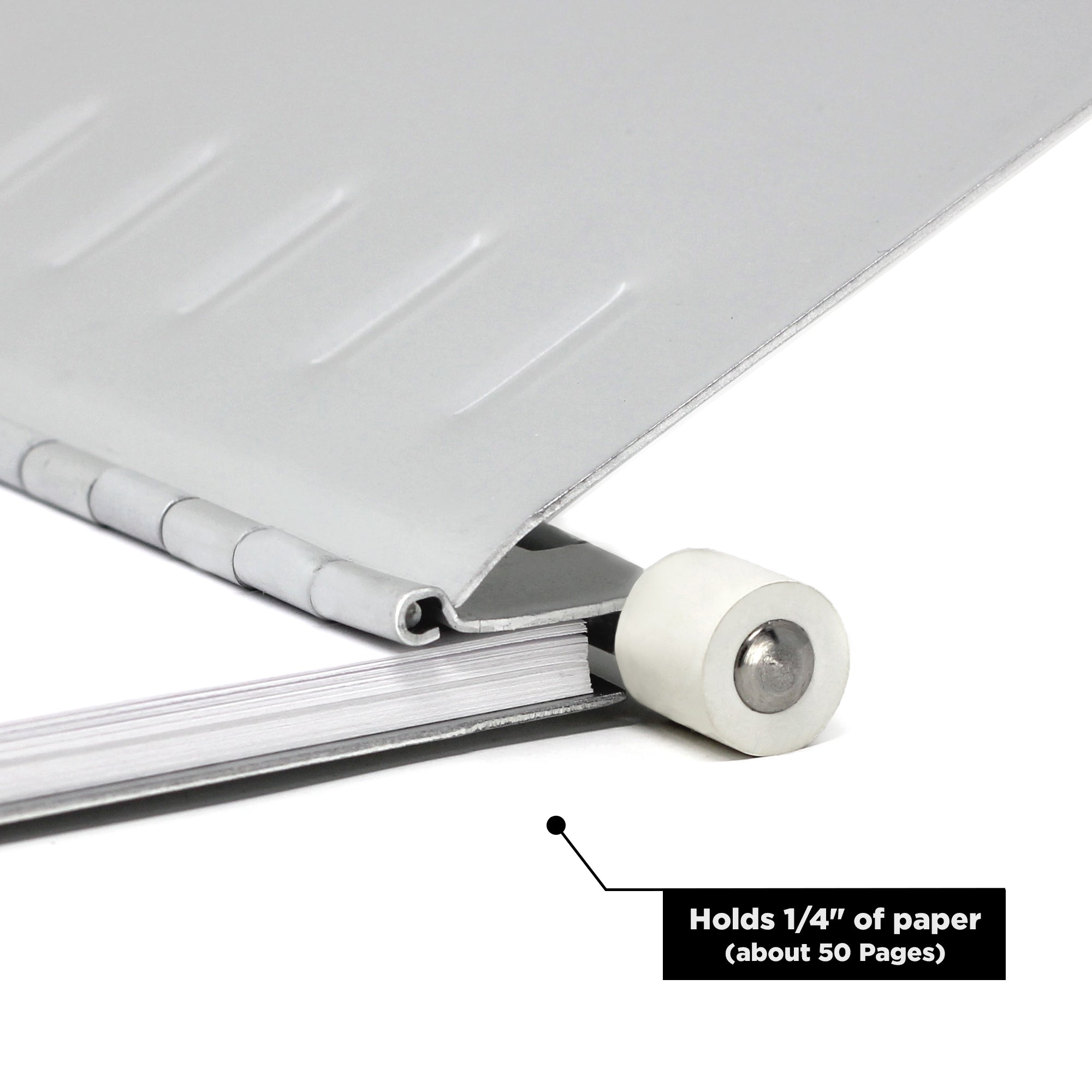 Heavy Duty Metal Clipboard Chart Holder – Aluminum, Spring-Loaded, Top-Opening