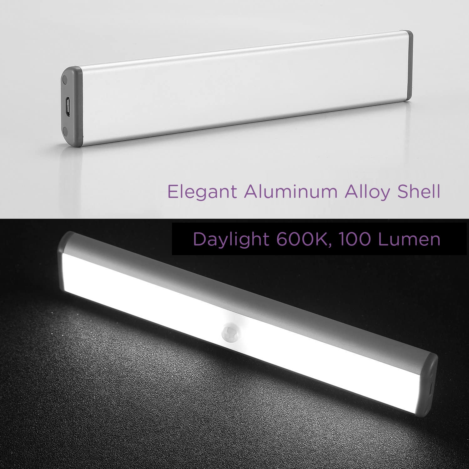 Wireless Motion Sensor Rechargeable LED Light Bar