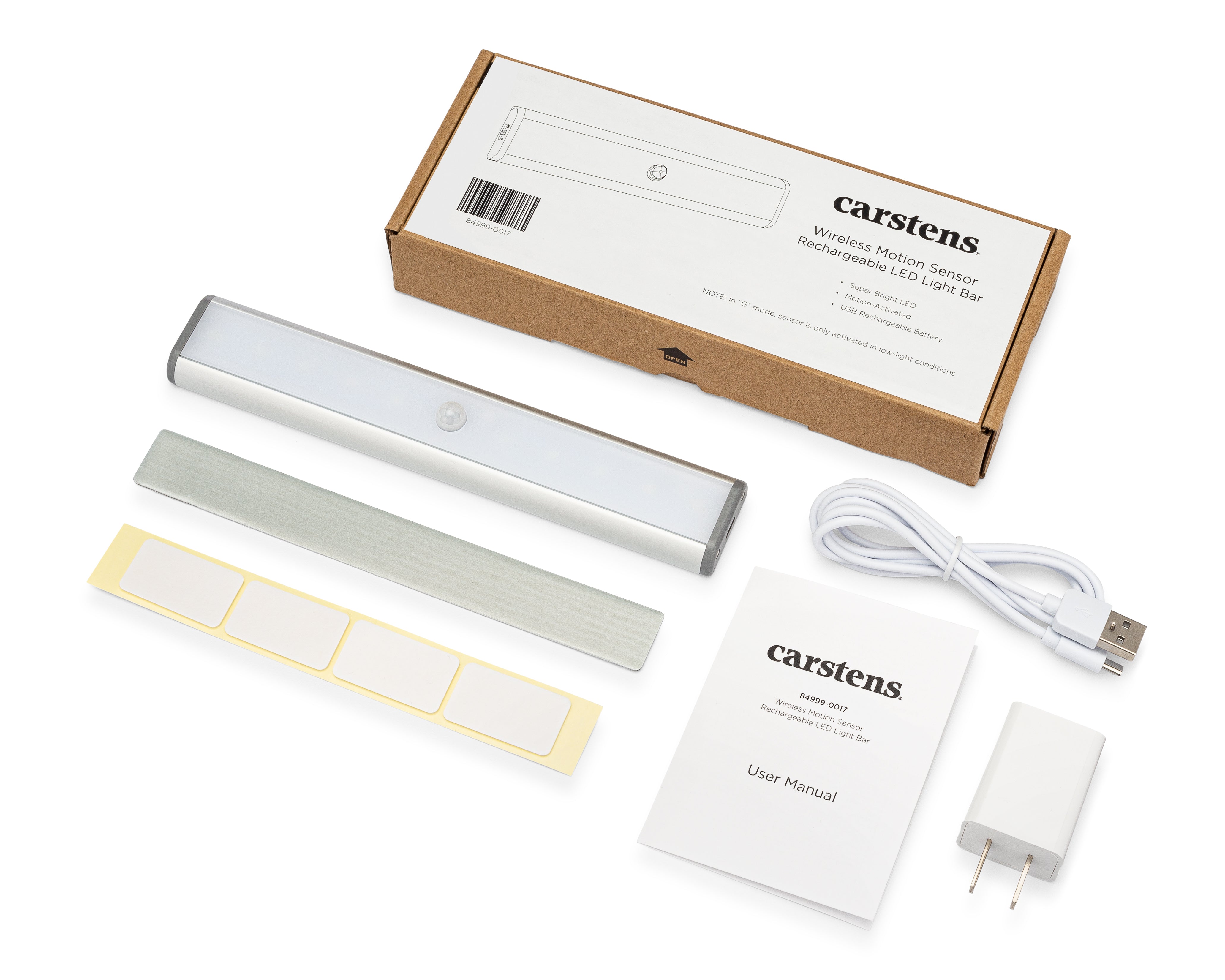 Wireless Motion Sensor Rechargeable LED Light Bar