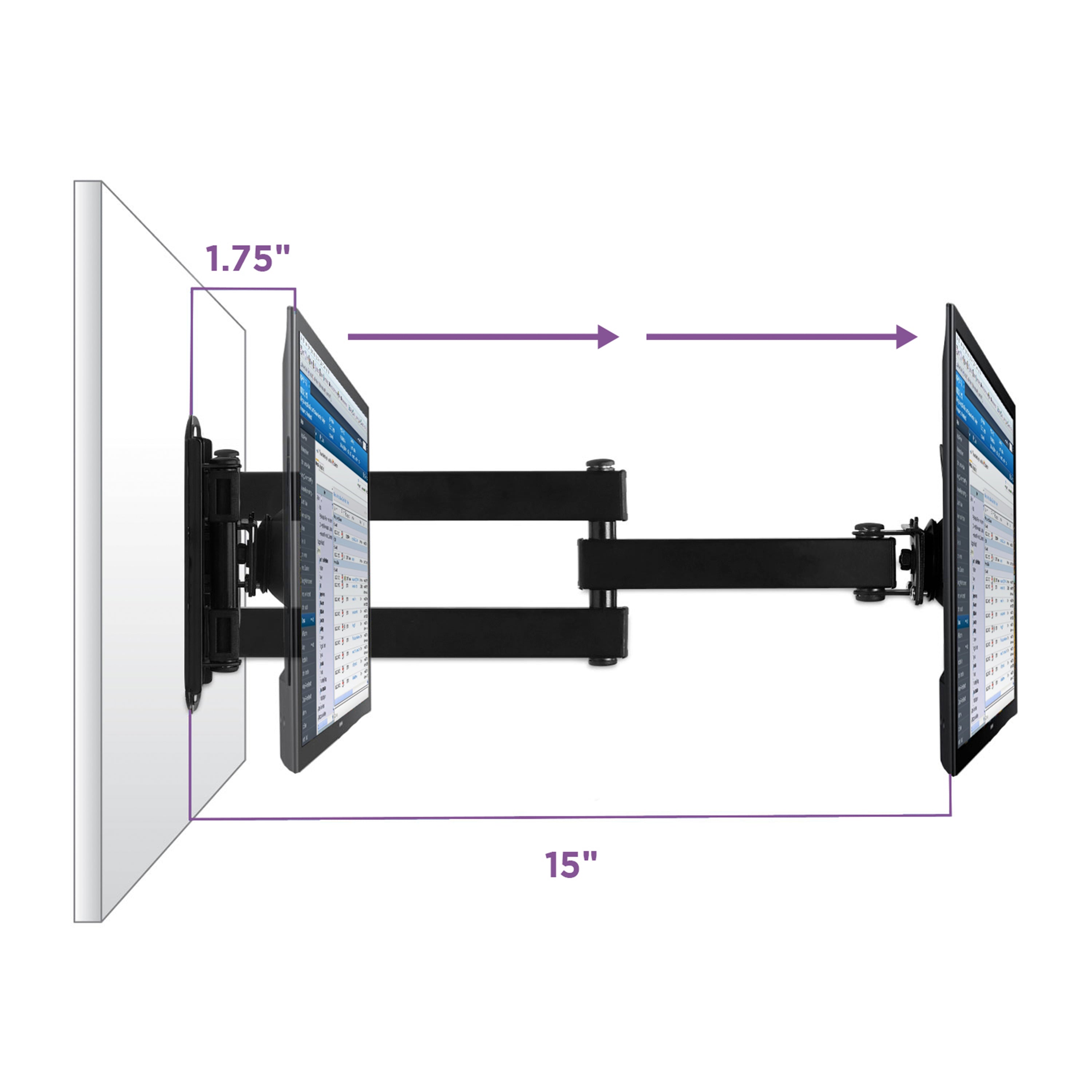 CarePod™ Full-Motion Monitor Mount