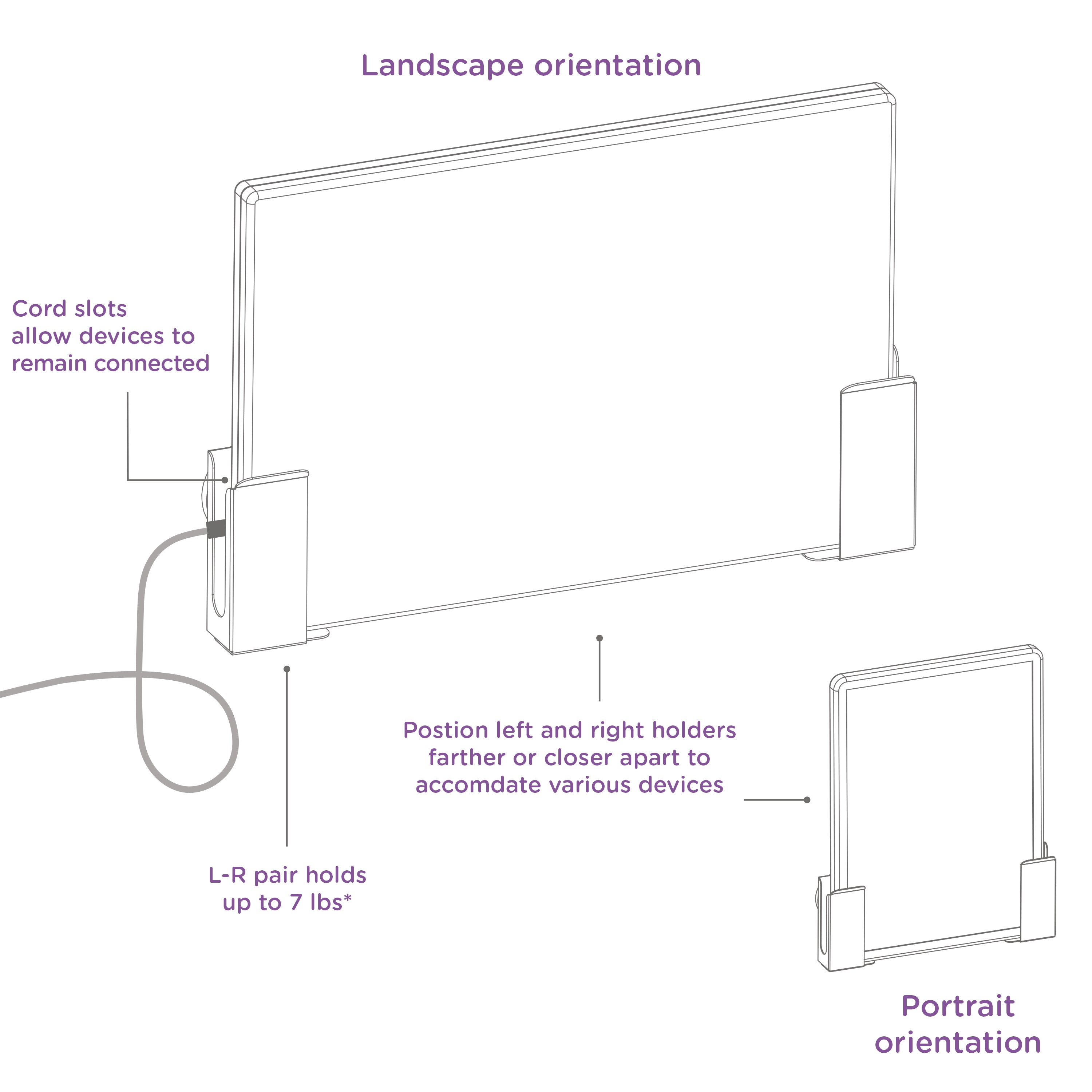 Magnetic Tablet and Laptop Dock