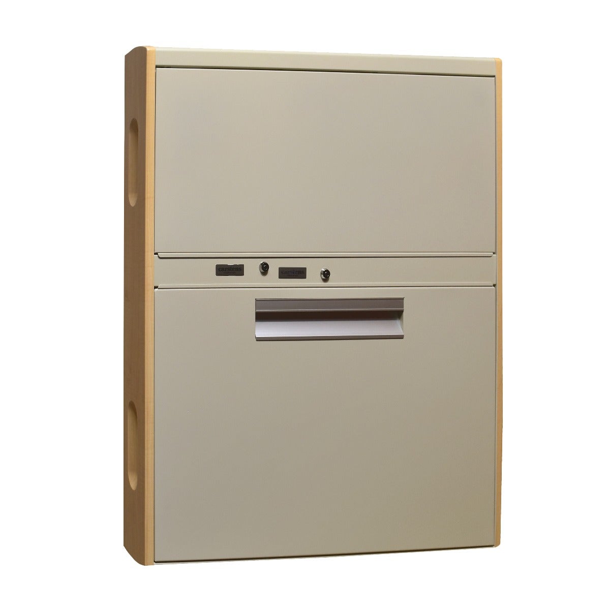 Premium 2-Door Extra-Wide Wall Cabinet, 32.9"W x 41.3"H x 6"D, WALLAroo® 6690 Series