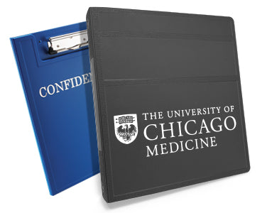 a woman with a clipboard