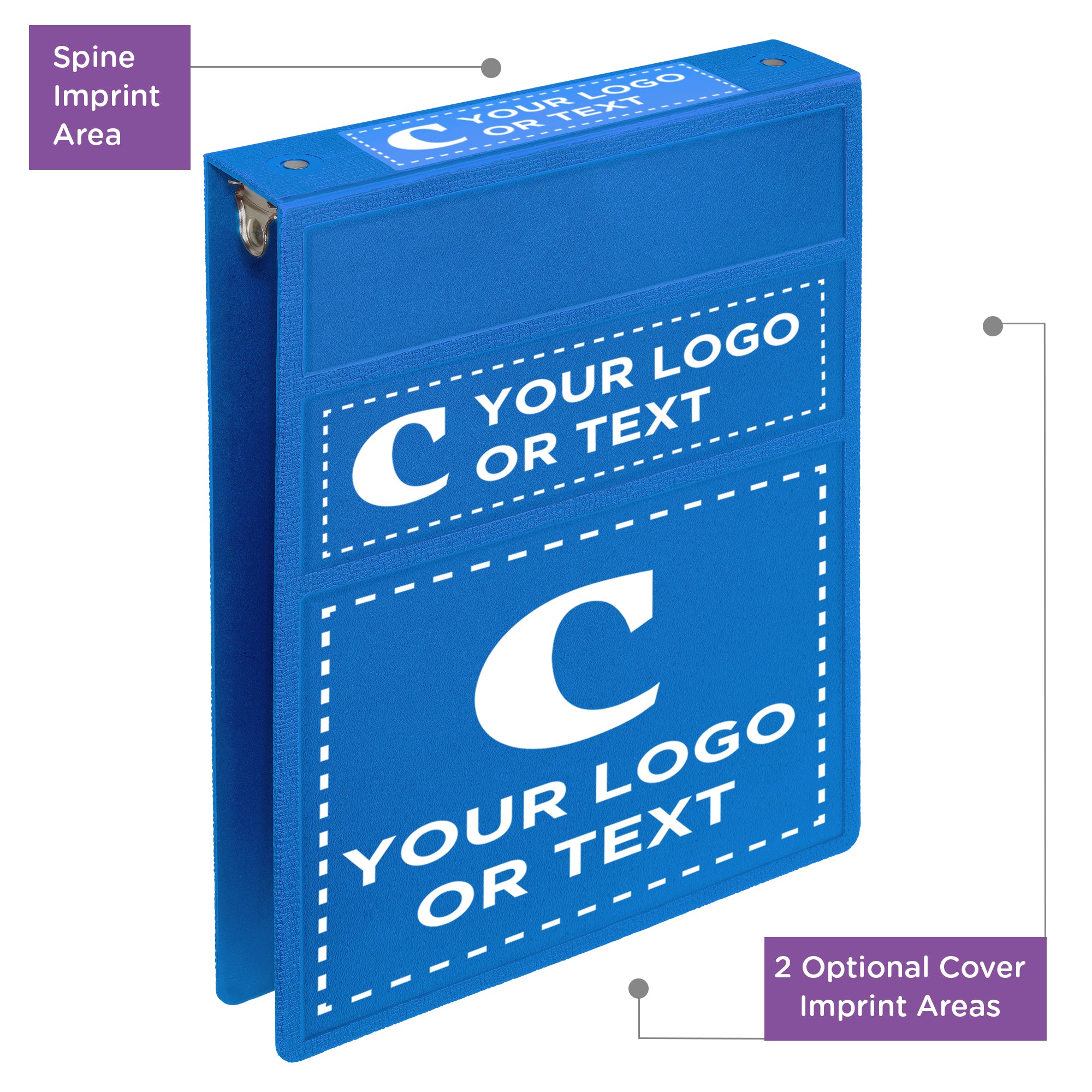 Custom 1.5-Inch Binder with Logo – Heavy Duty Top-Opening