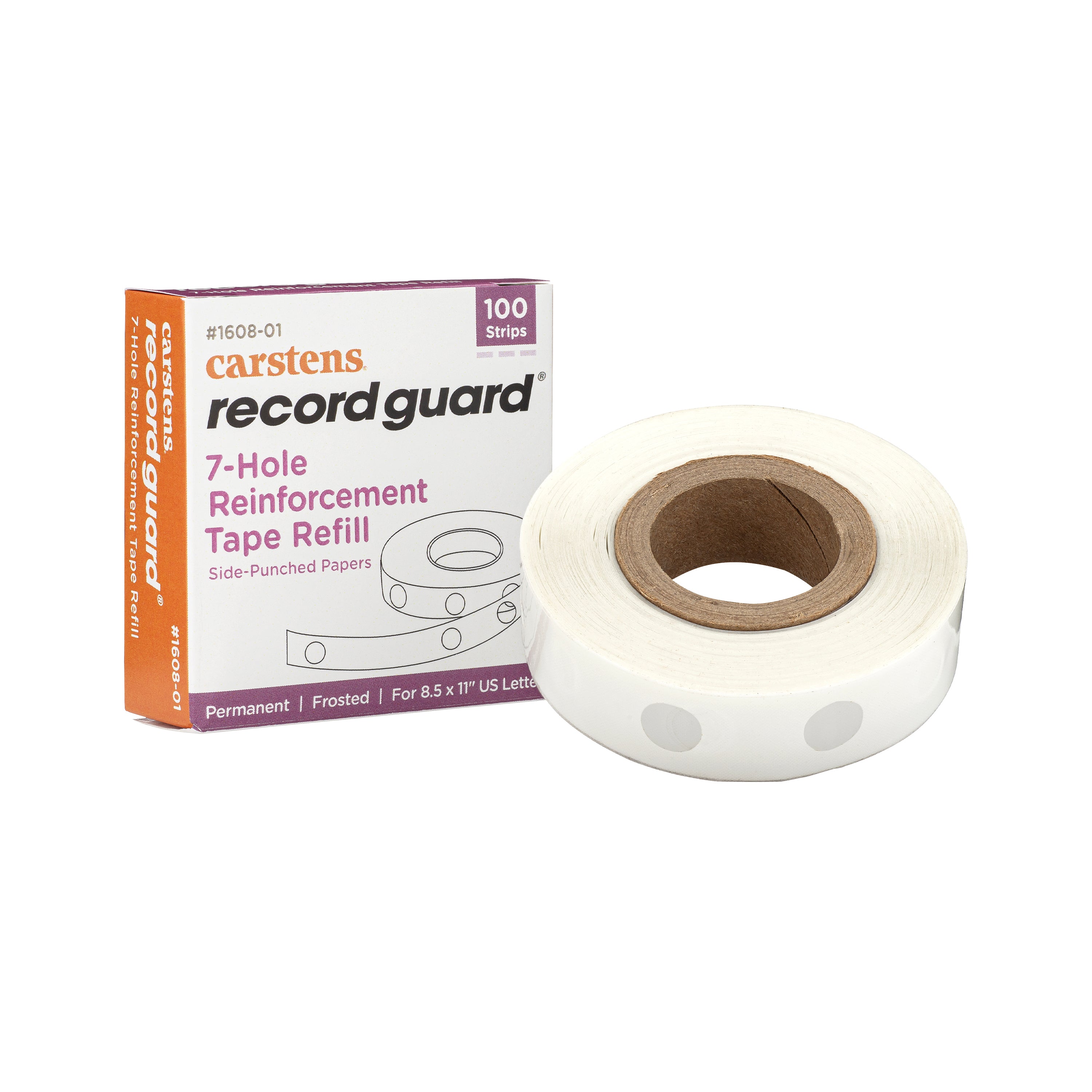 Record Guard® Hole Punch Reinforcements, Side Hole, Case of 12 Boxes