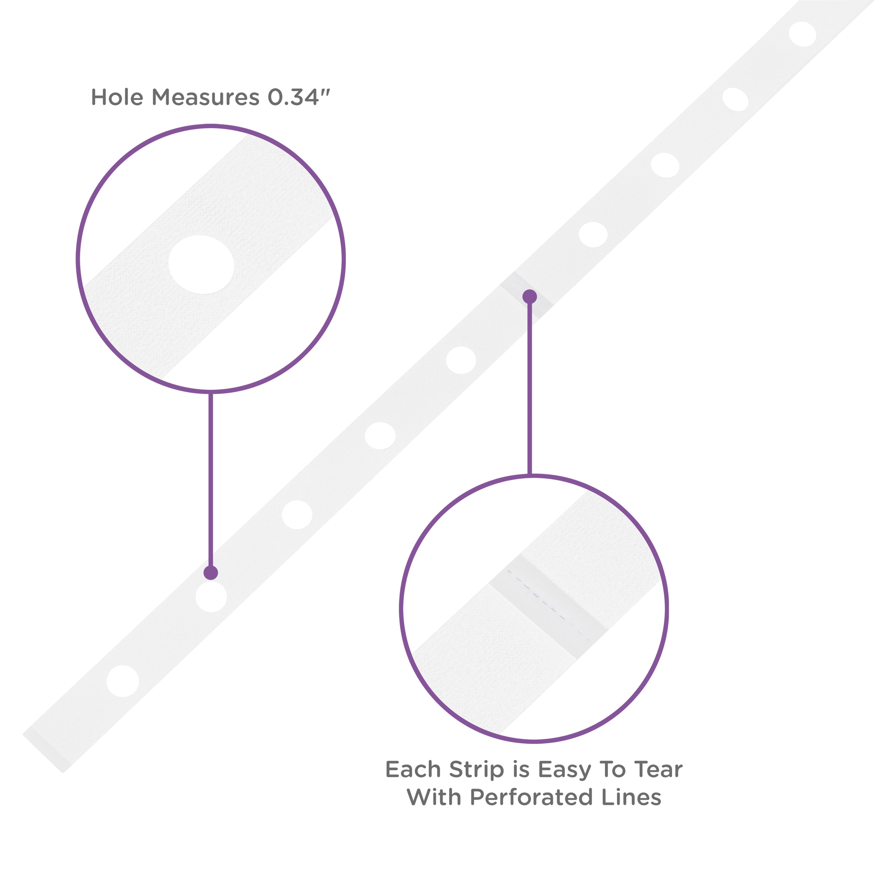 Record Guard® Hole Punch Reinforcements, Top Hole, 1 Box