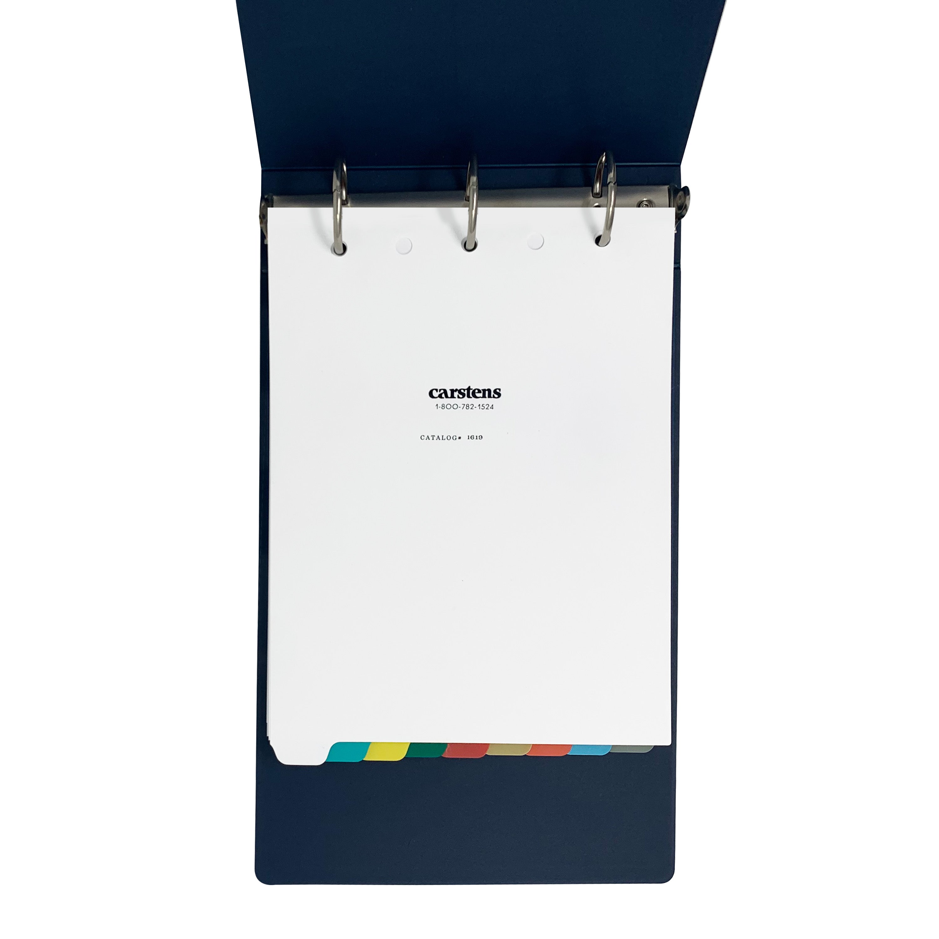 Heavy Duty Plastic Blank Divider Sets for Top Opening Binders, Multi-Color