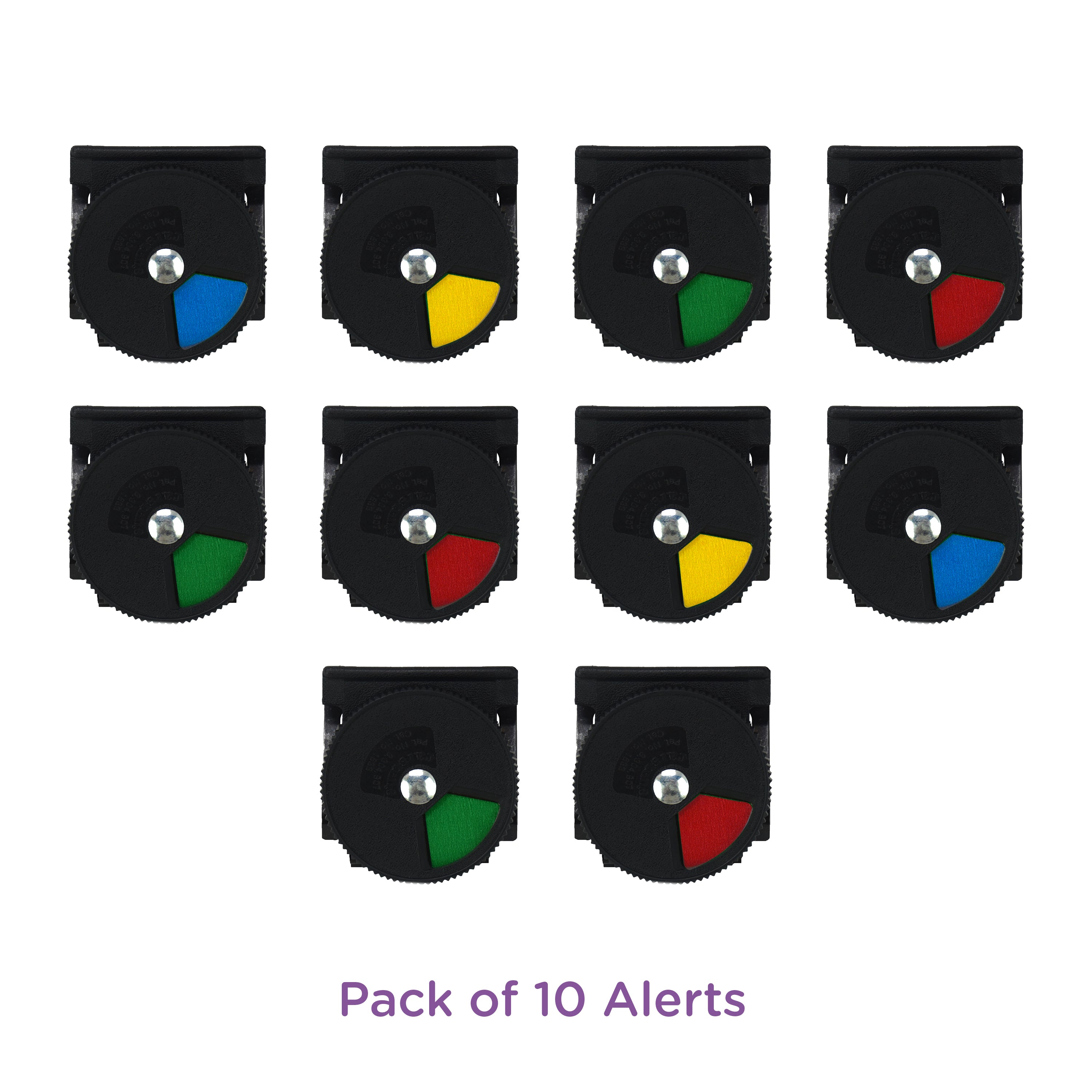 Five-Color Rotary Nurse Alerts for Ring Binders