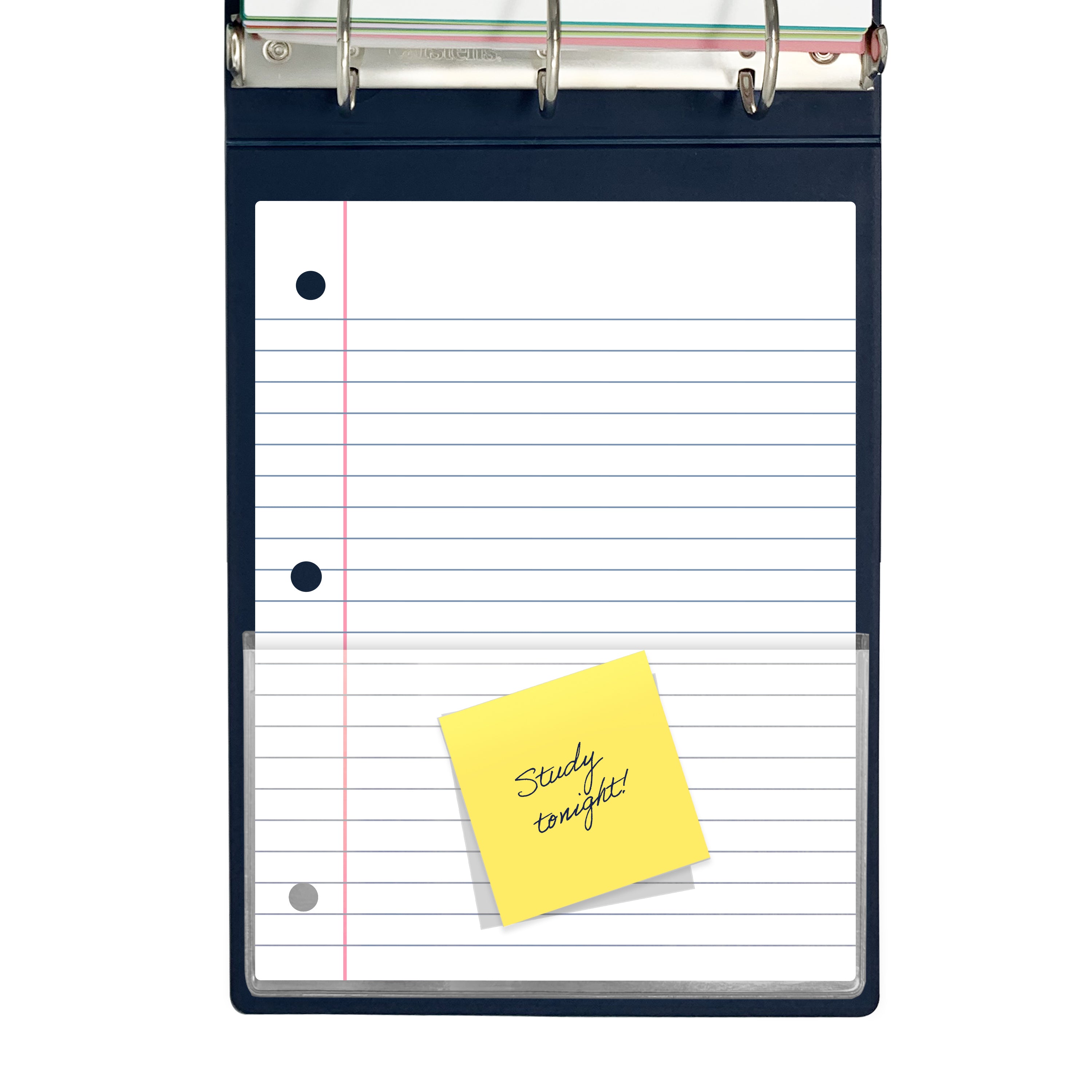 Small Adhesive Binder Pockets