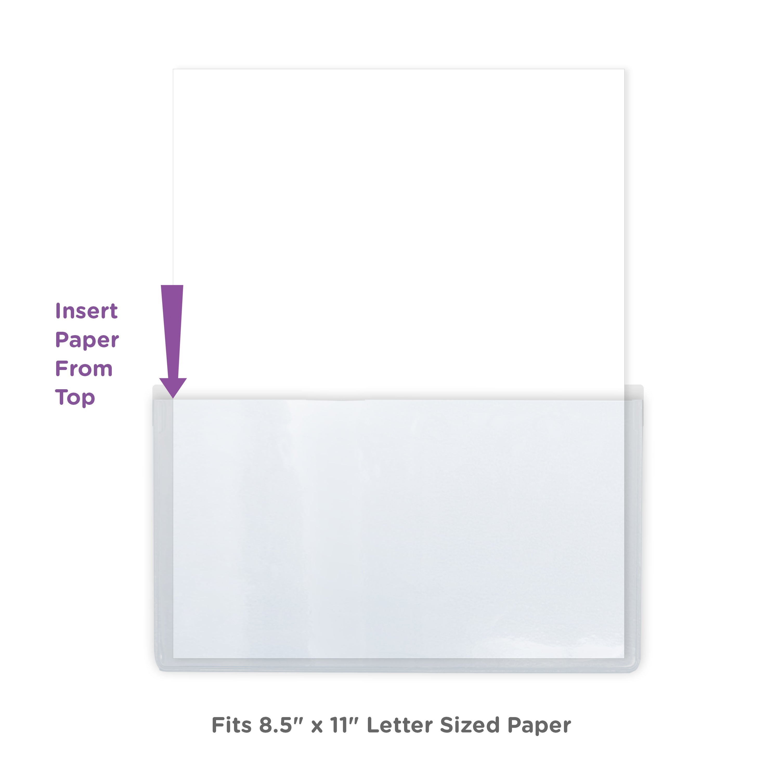 Small Adhesive Binder Pockets