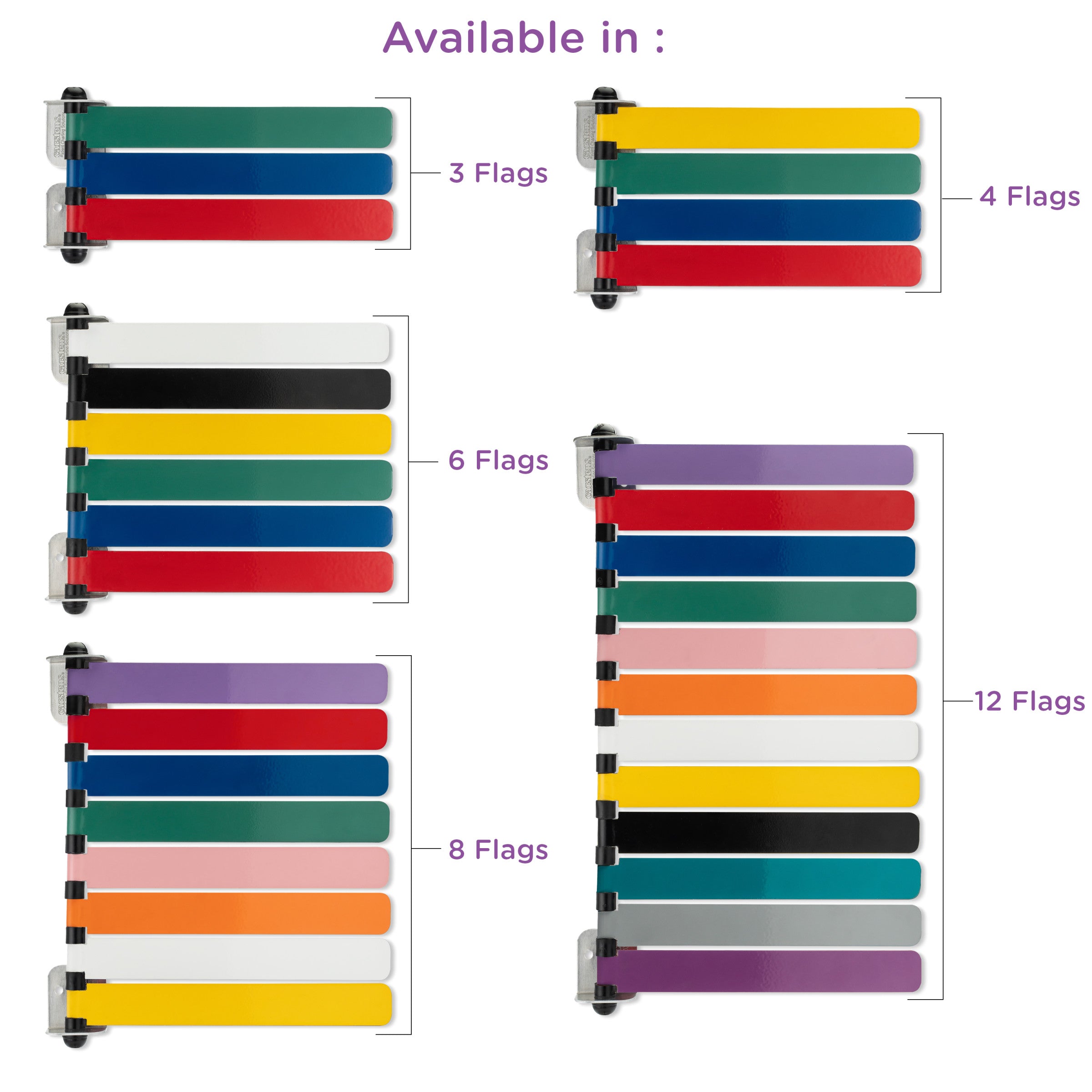 Custom Color Exam Room Flags