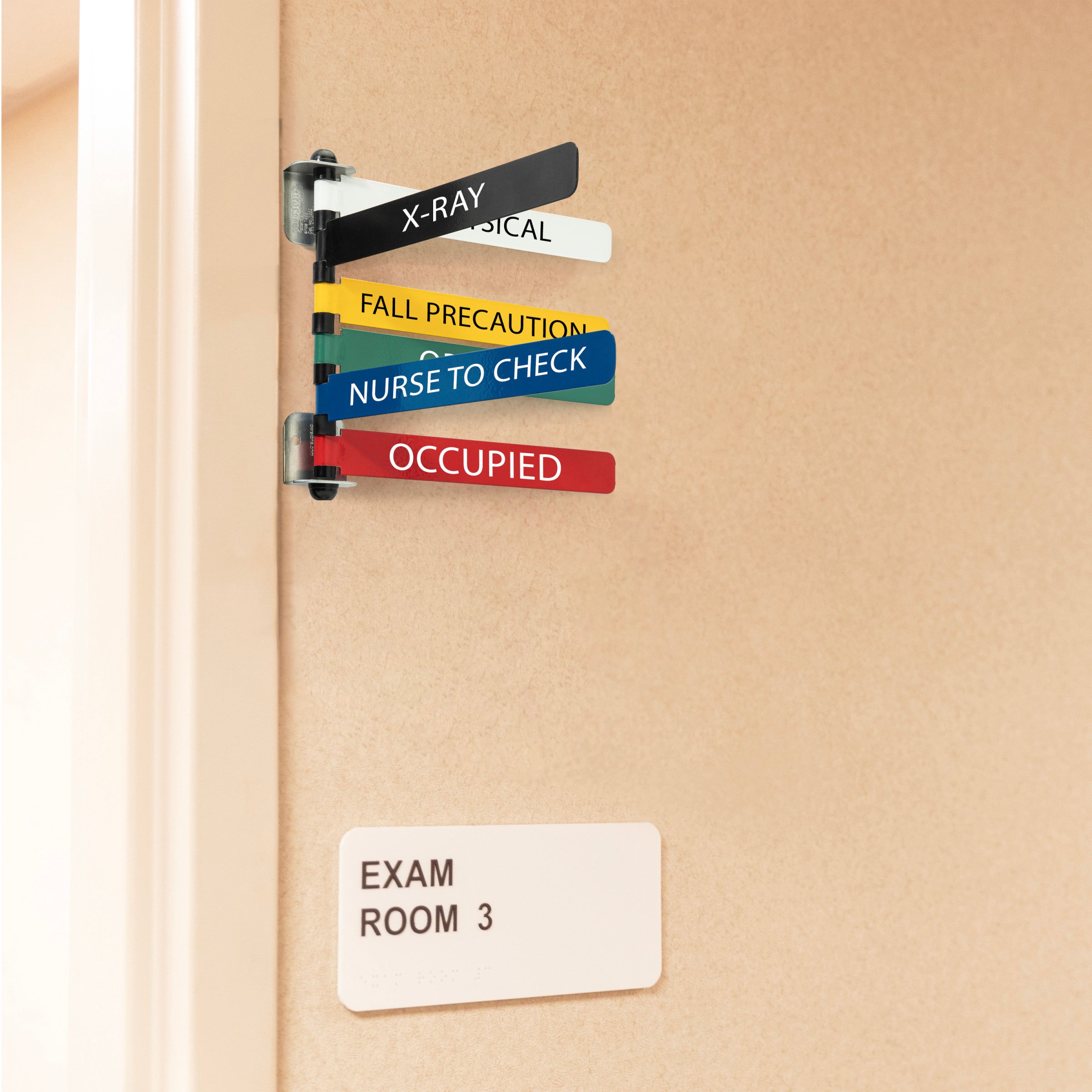 Custom Color & Text Exam Room Status & Signal Flags | Carstens