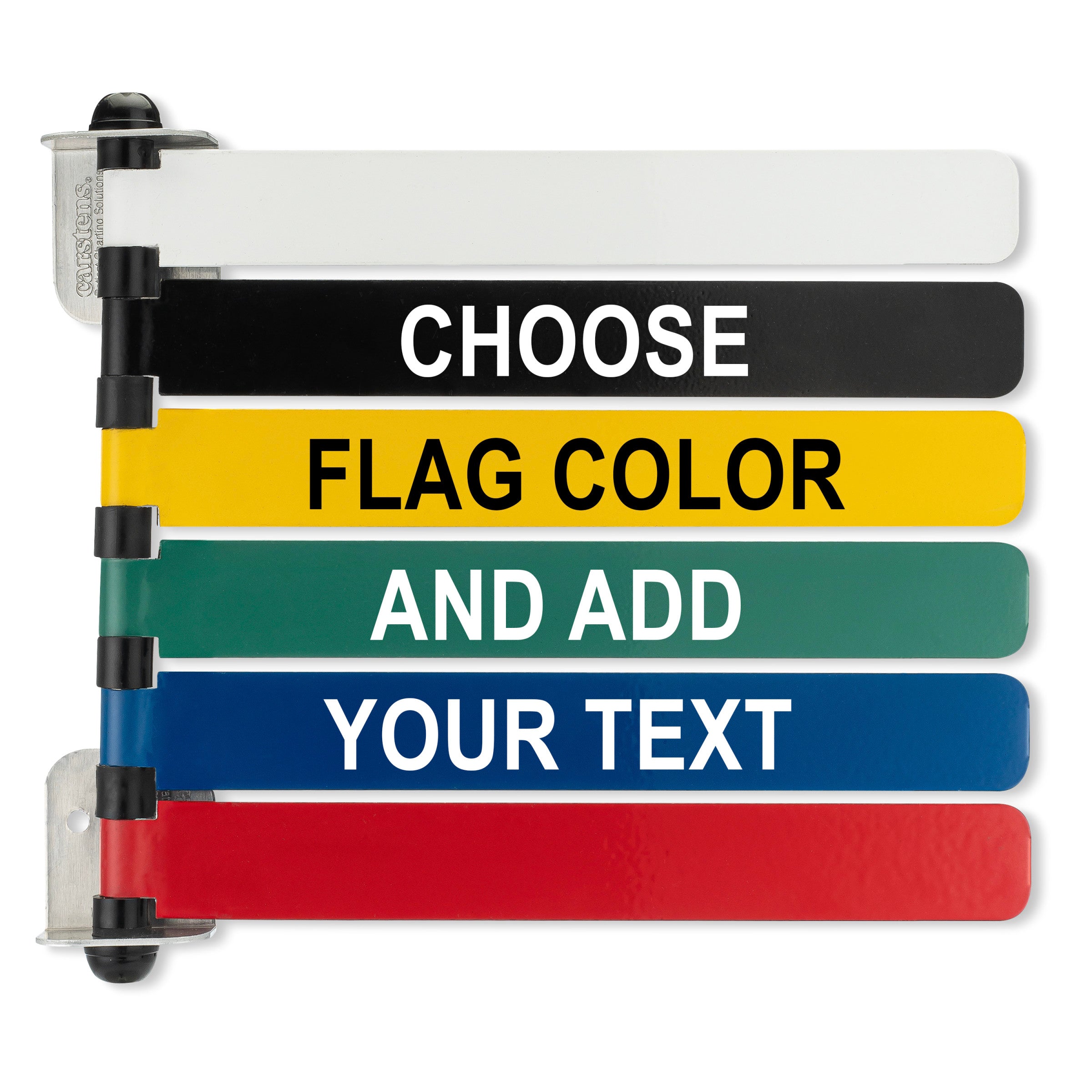 Custom Color with Text Exam Room Status & Signal Flags