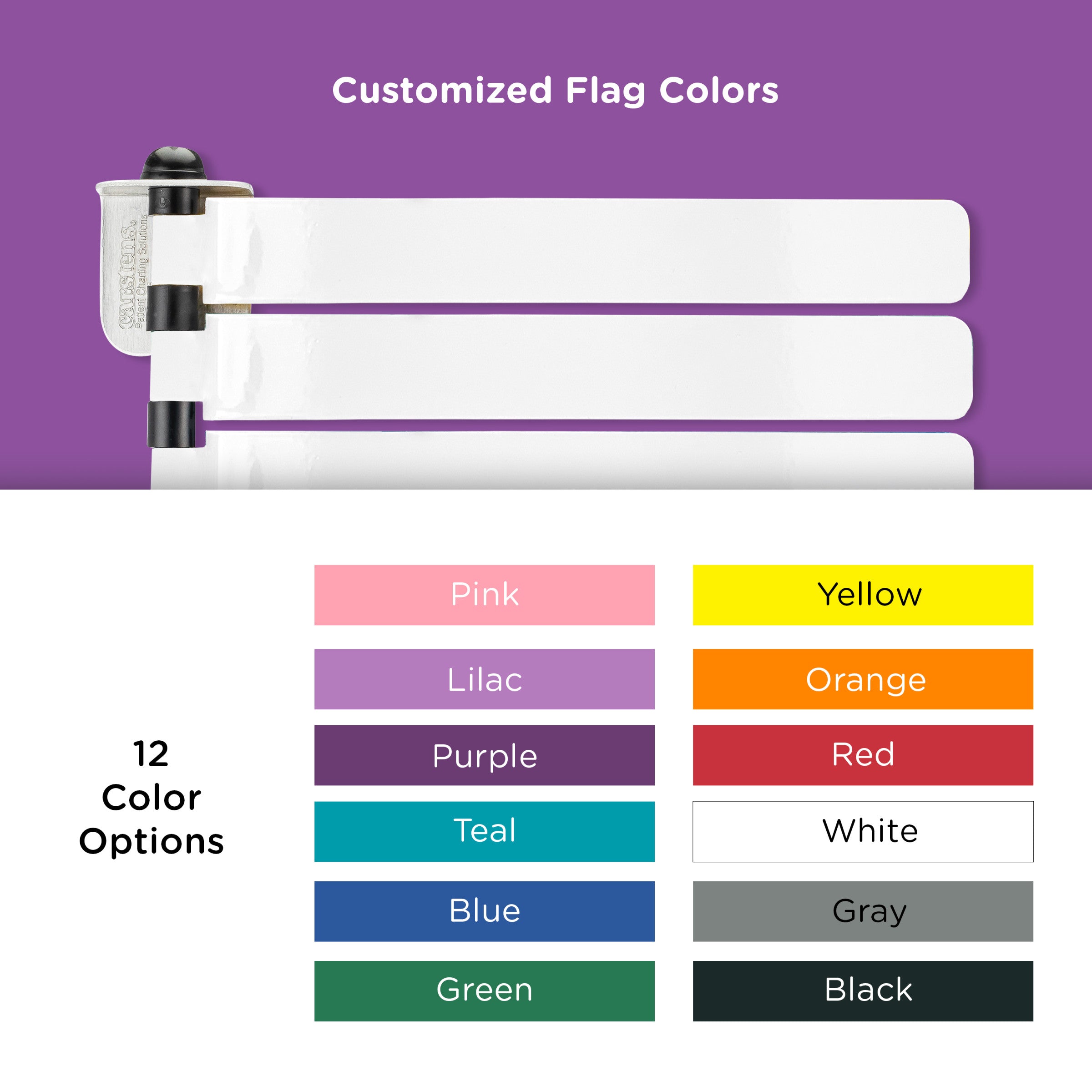 Custom Color Exam Room Flags