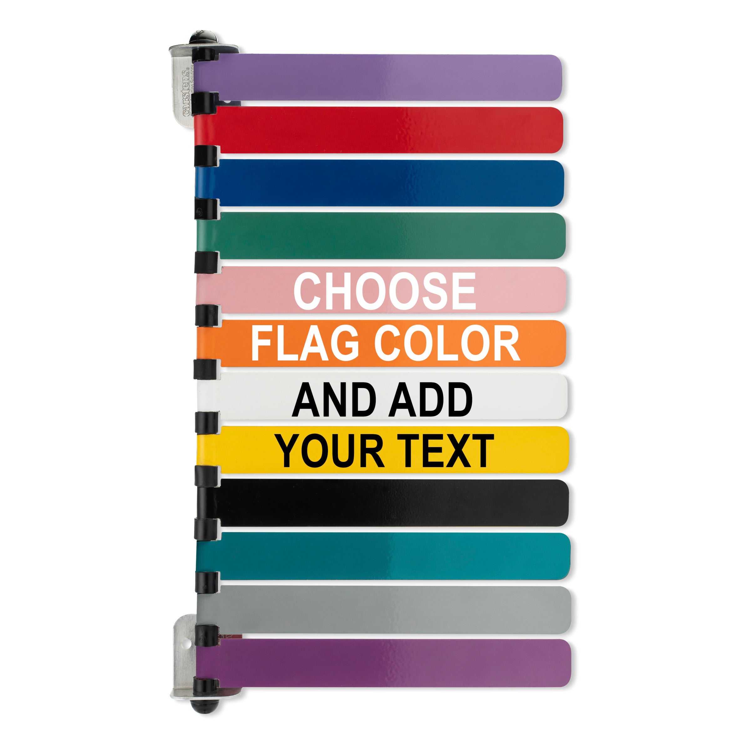 Custom Color with Text Exam Room Status & Signal Flags