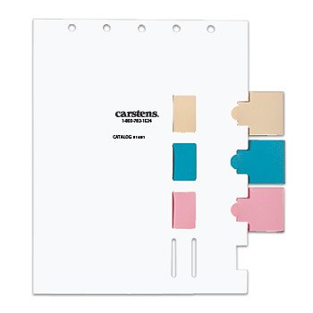 Pull Tab Alert Sheets for Top Opening Ring Binders