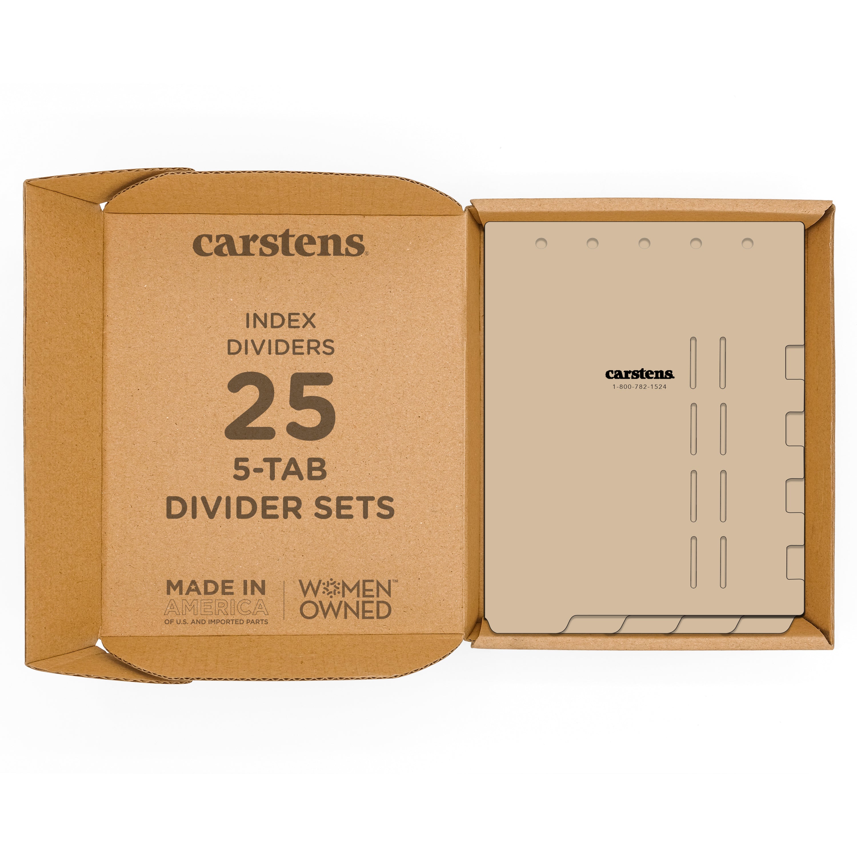 Heavy Duty Plastic Patient Chart Blank Divider Sets for Top Opening Binders