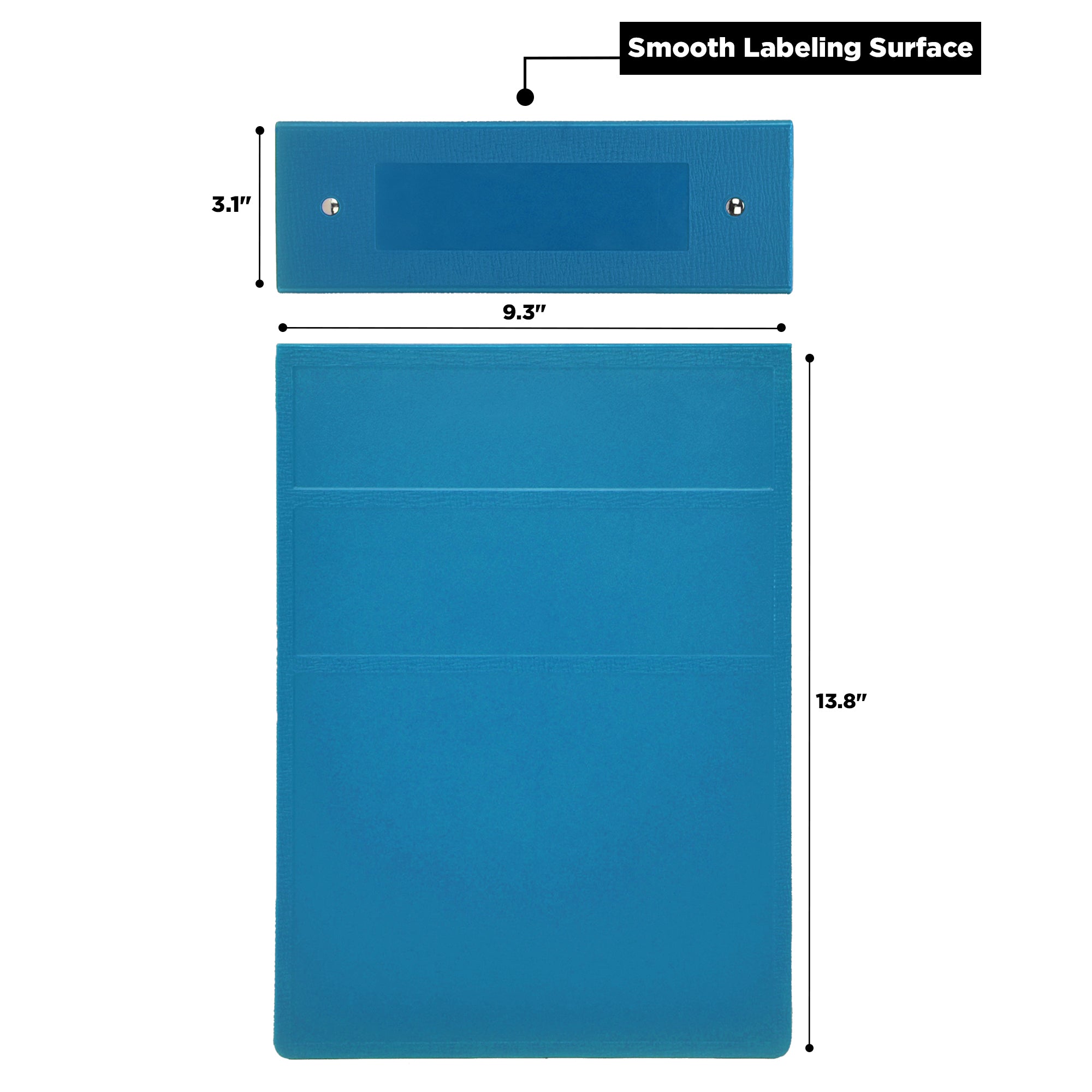 3-Inch Heavy Duty 3-Ring Binder for Medical Charting - Top Opening