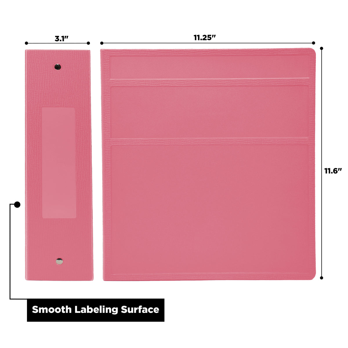 Side-Opening 3-Inch 3-Ring Binder | Carstens