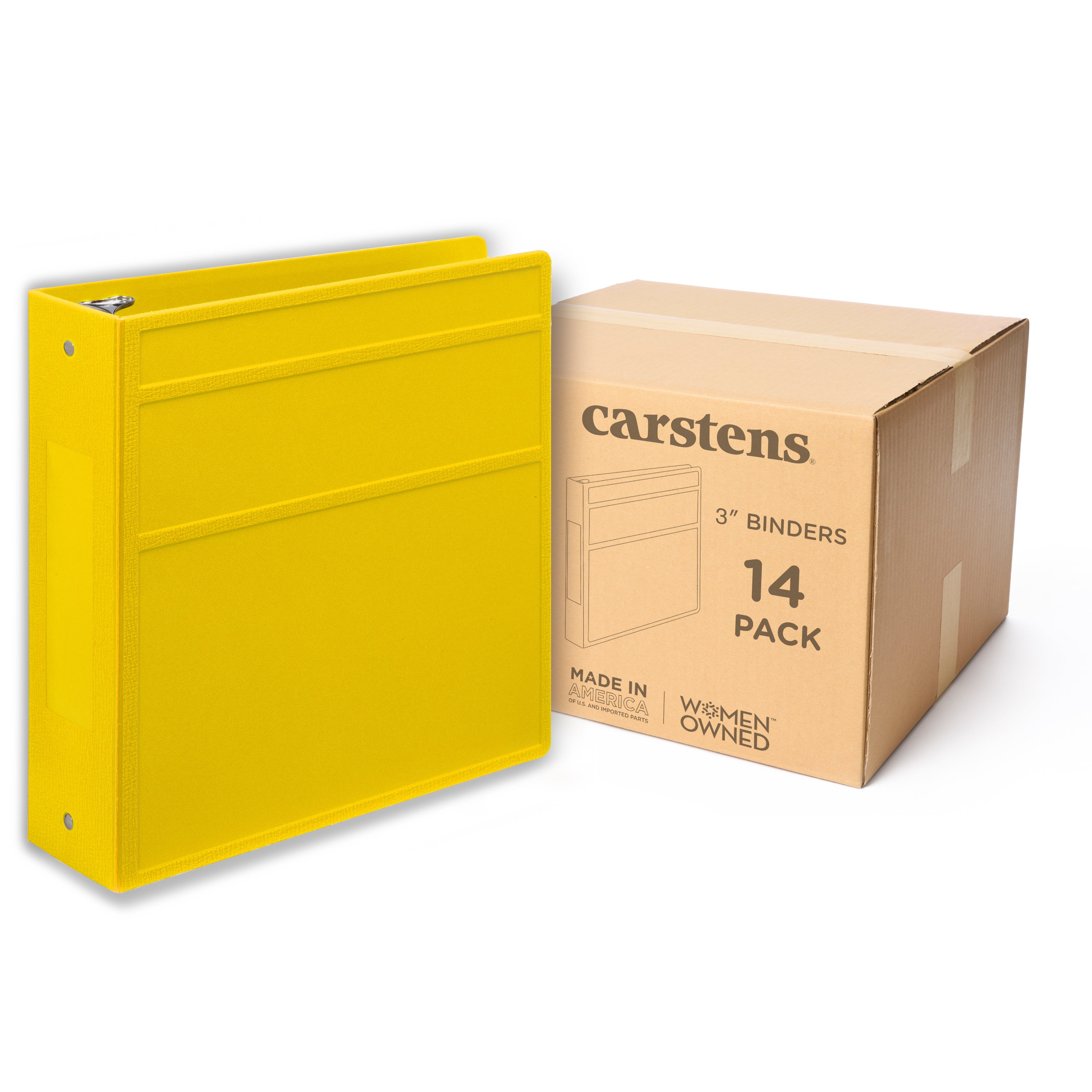 3-Inch Heavy Duty 3-Ring Binder for Medical Charting – Side Opening