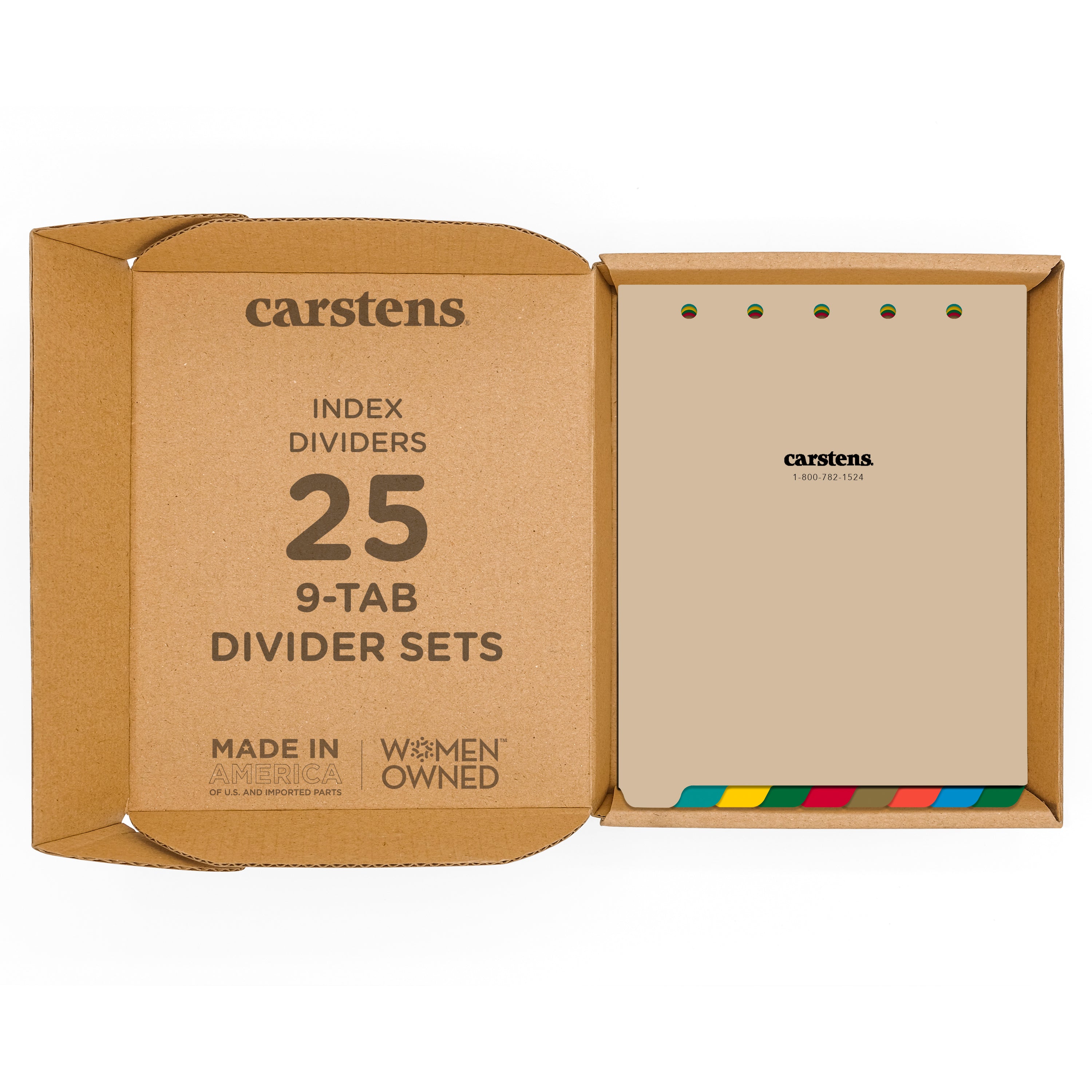 Heavy Duty Plastic Patient Chart Blank Divider Sets for Top Opening Binders