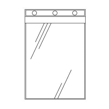 Heavy Duty Clear Vinyl Photo Sheet Protectors for Top Opening Ring Binders