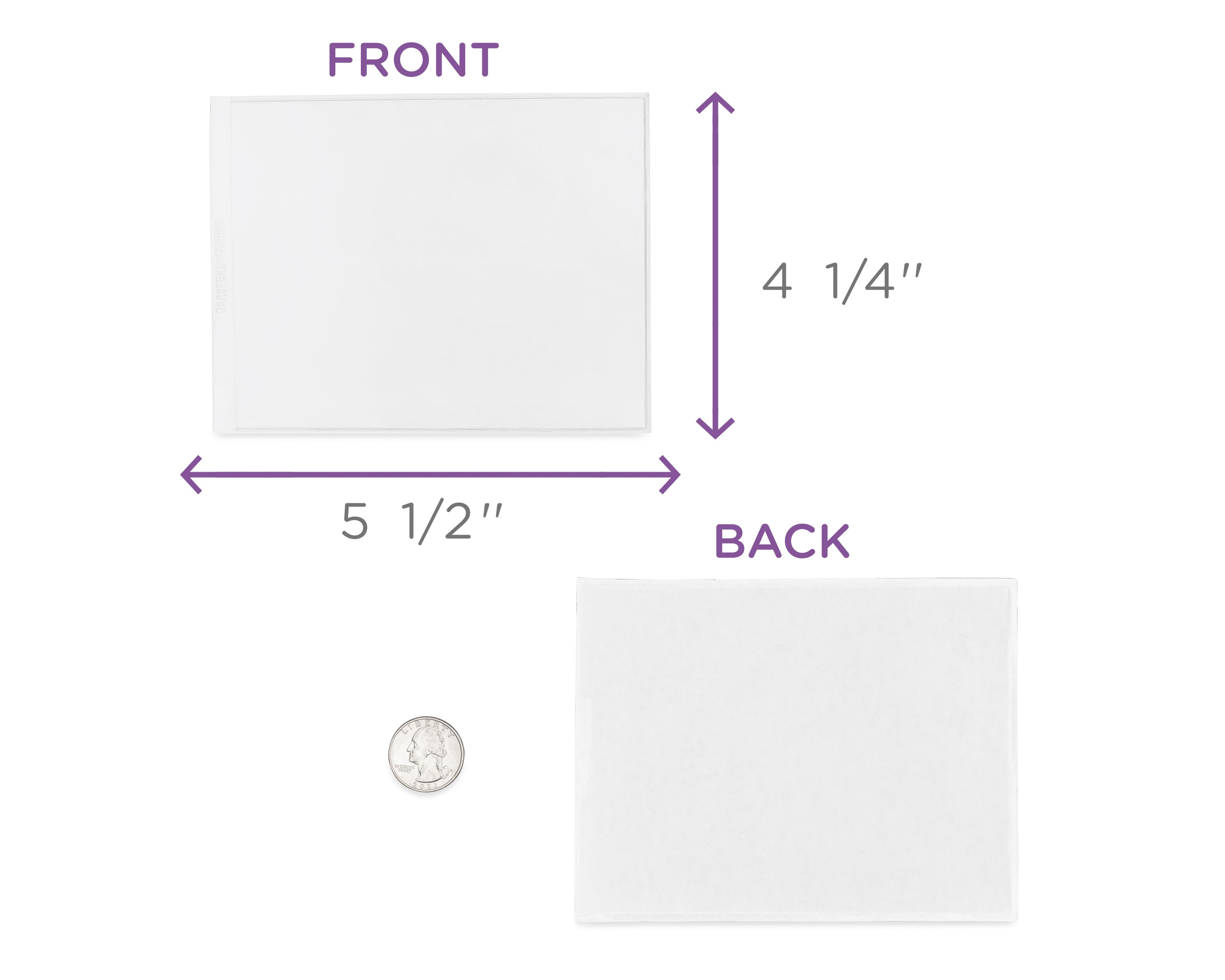 Self Adhesive Binder Pockets - Photo Size