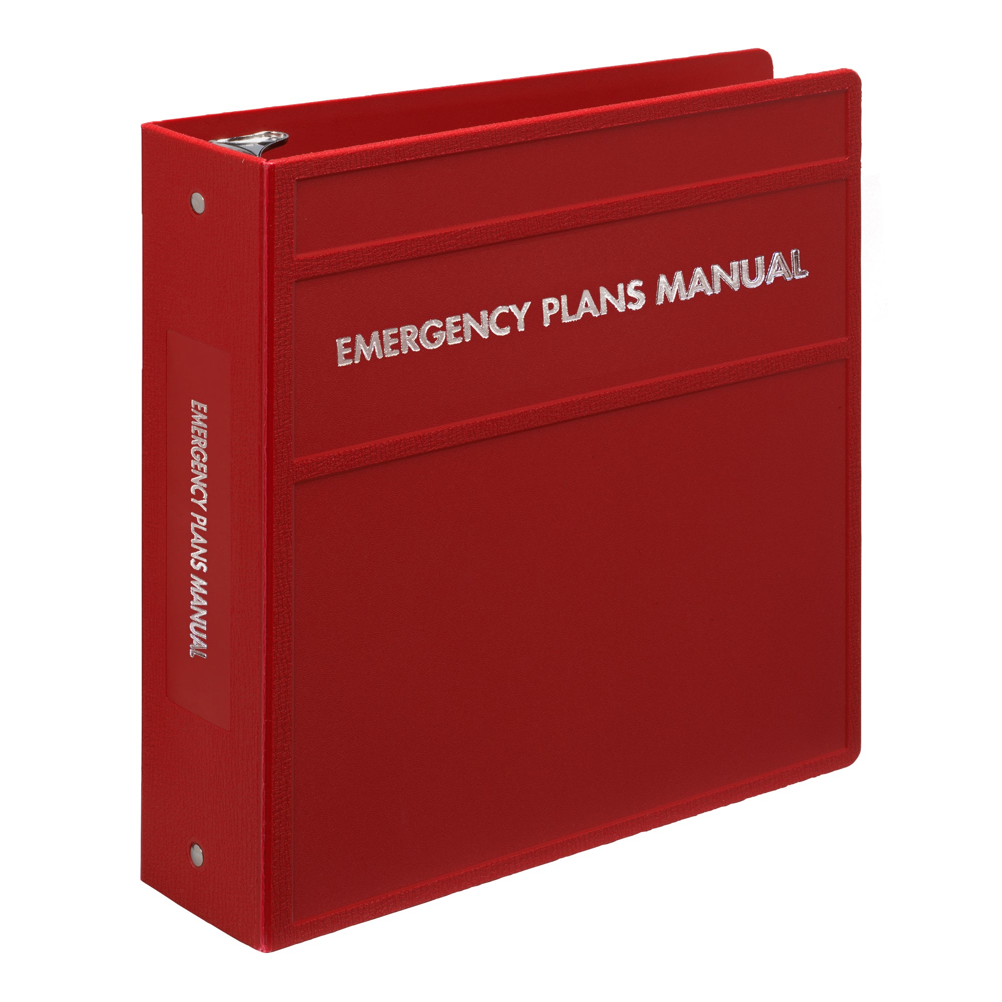 Heavy Duty 3-Ring Binder for Emergency Plans – Side Opening