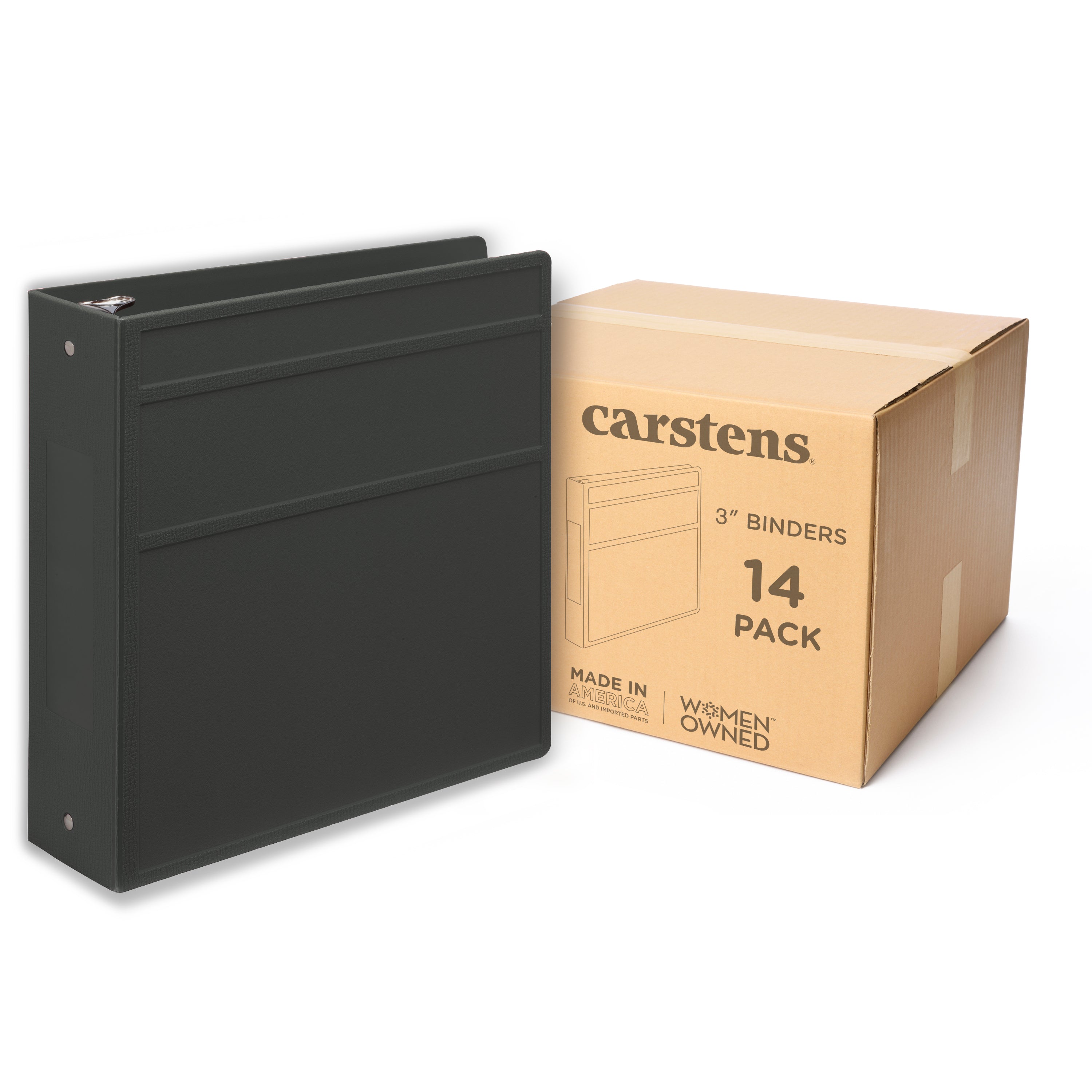 3-Inch Heavy Duty 3-Ring Binder for Medical Charting – Side Opening