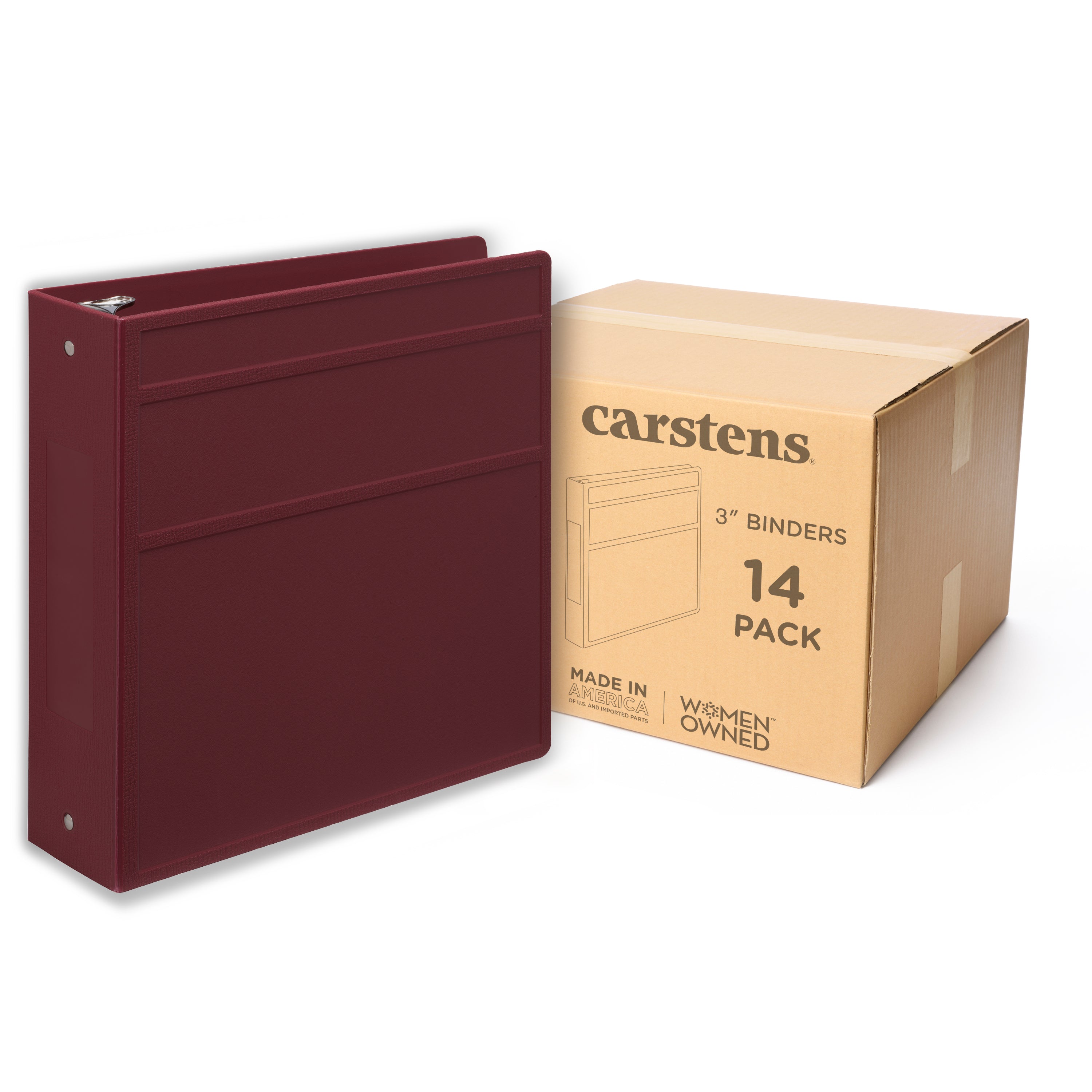 3-Inch Heavy Duty 3-Ring Binder for Medical Charting – Side Opening