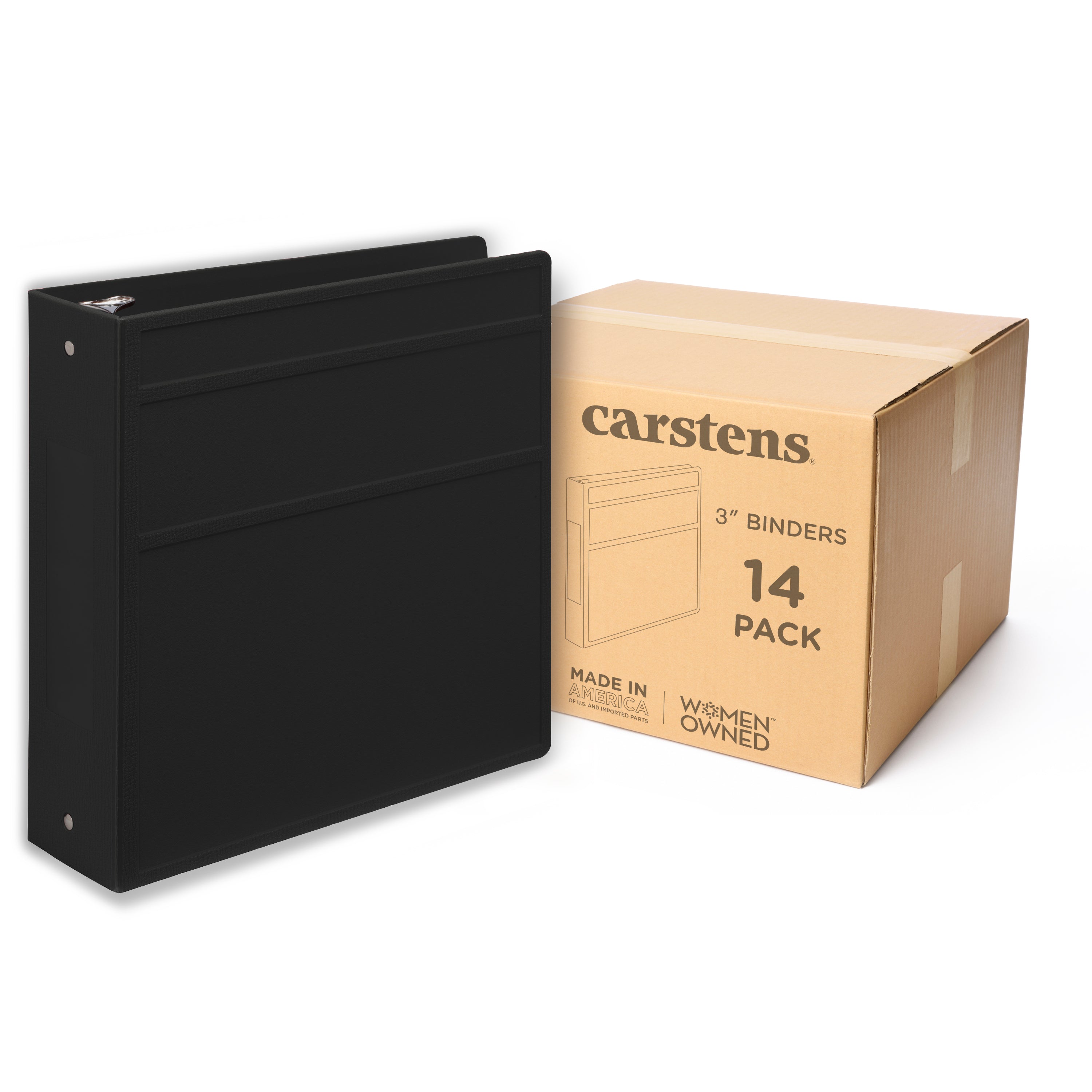 3-Inch Heavy Duty 3-Ring Binder for Medical Charting – Side Opening