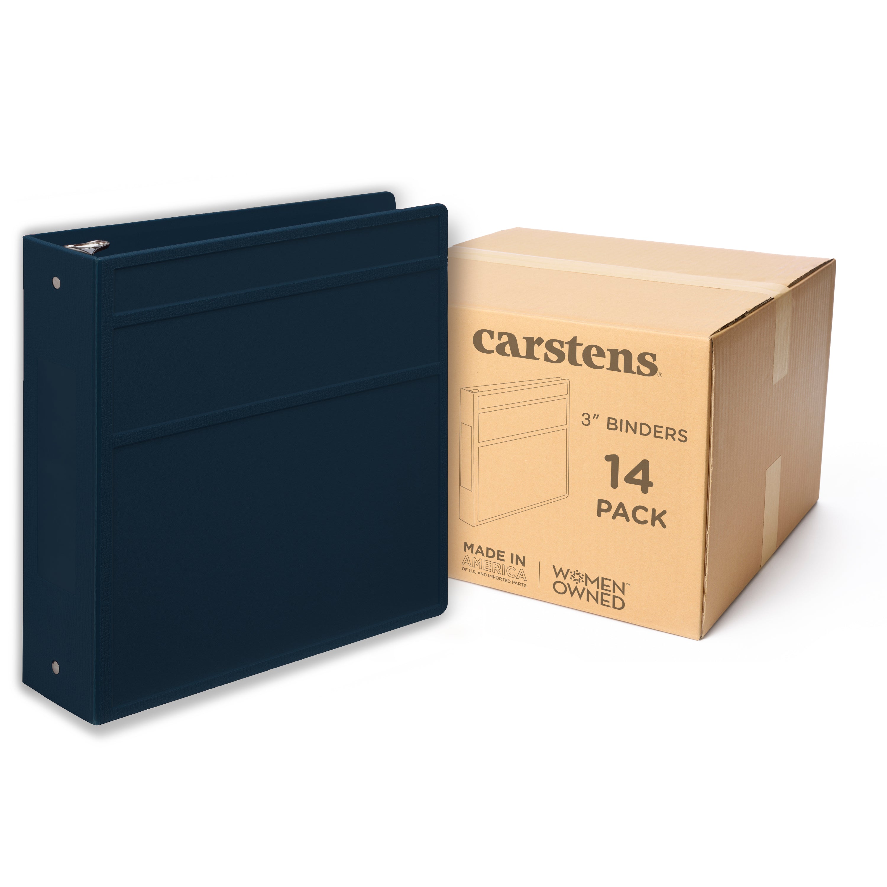 3-Inch Heavy Duty 3-Ring Binder for Medical Charting – Side Opening