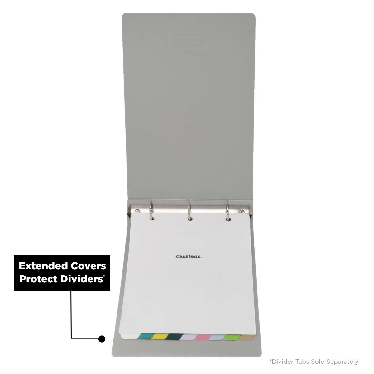 3-Inch Heavy Duty 3-Ring Binder for Medical Charting - Top Opening
