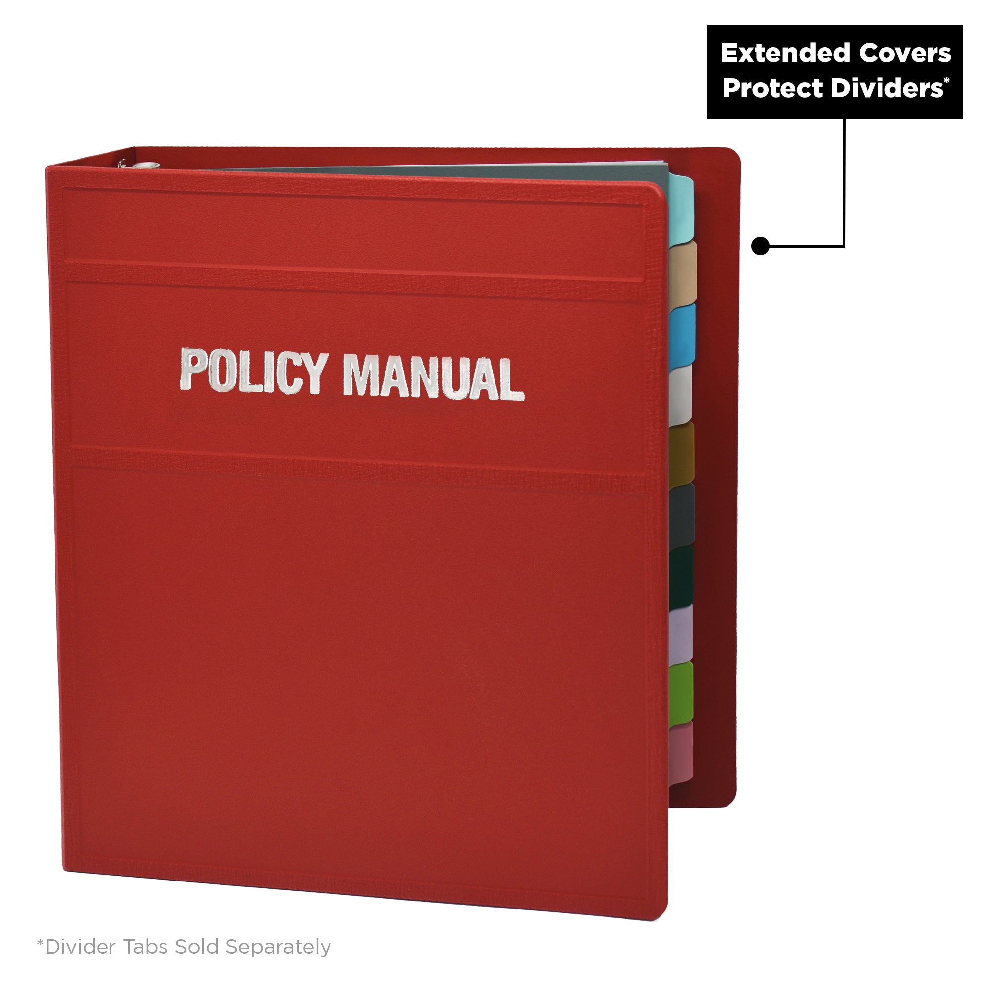 Heavy Duty 3-Ring Binder for Policy Manuals – Side Opening