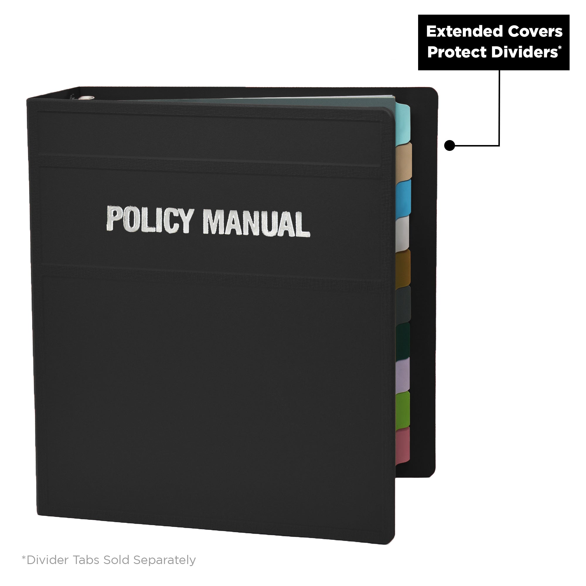 Heavy Duty 3-Ring Binder for Policy Manuals – Side Opening