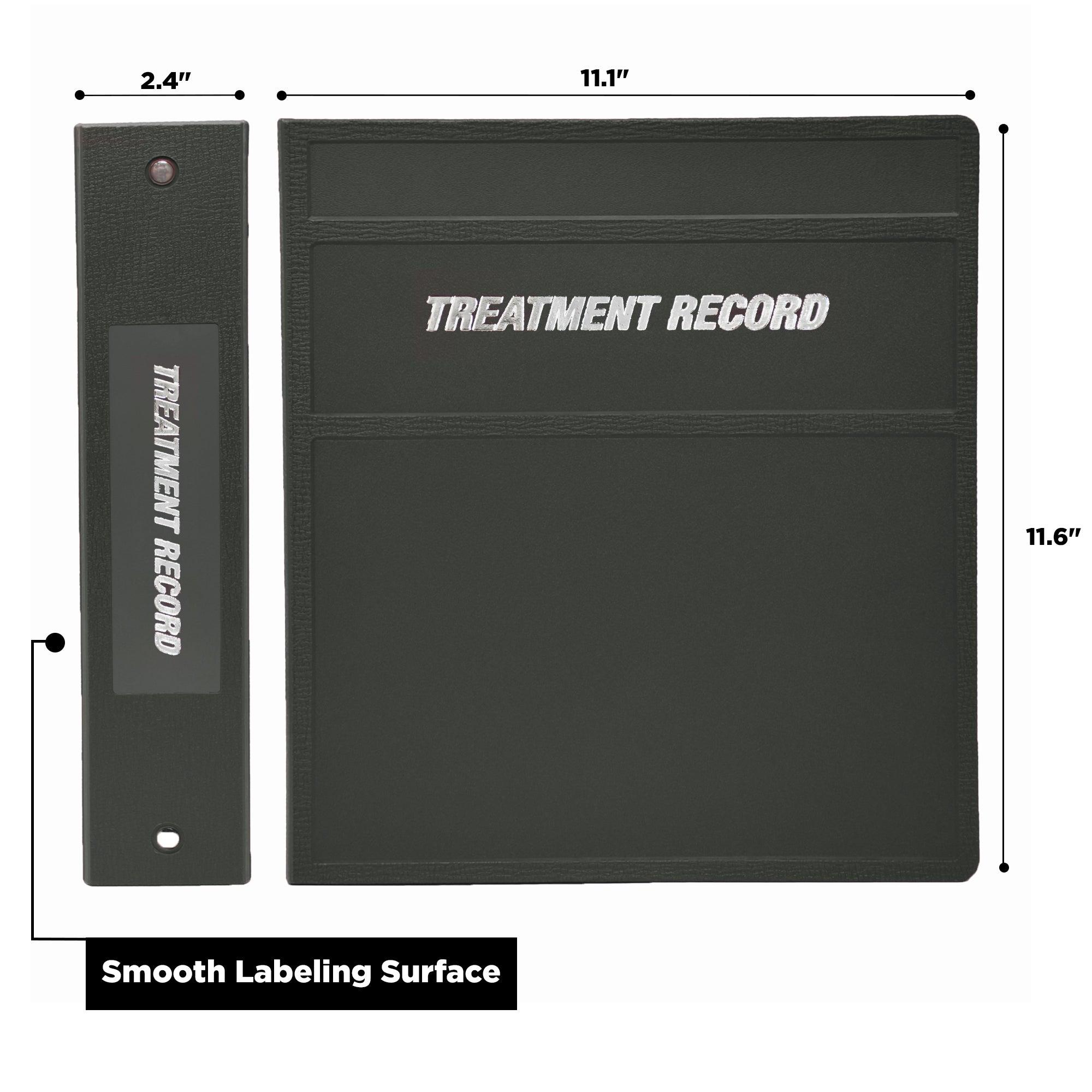 Heavy Duty Ring Binder for Treatment Administration Records (TAR) Manuals – Side Opening